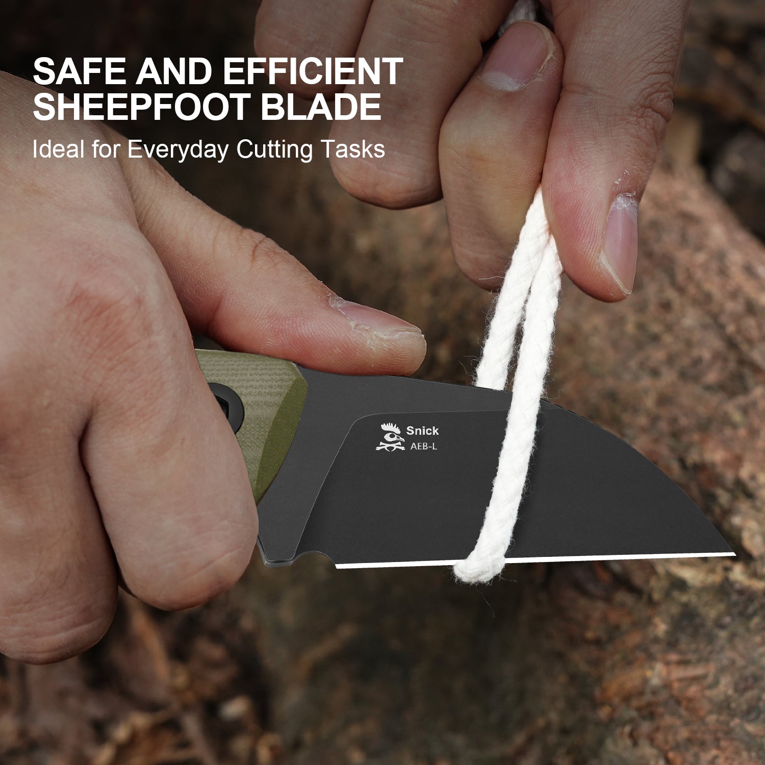 Snick | AEB-L | Two-Tone G10 | KizerV™ 1085A3