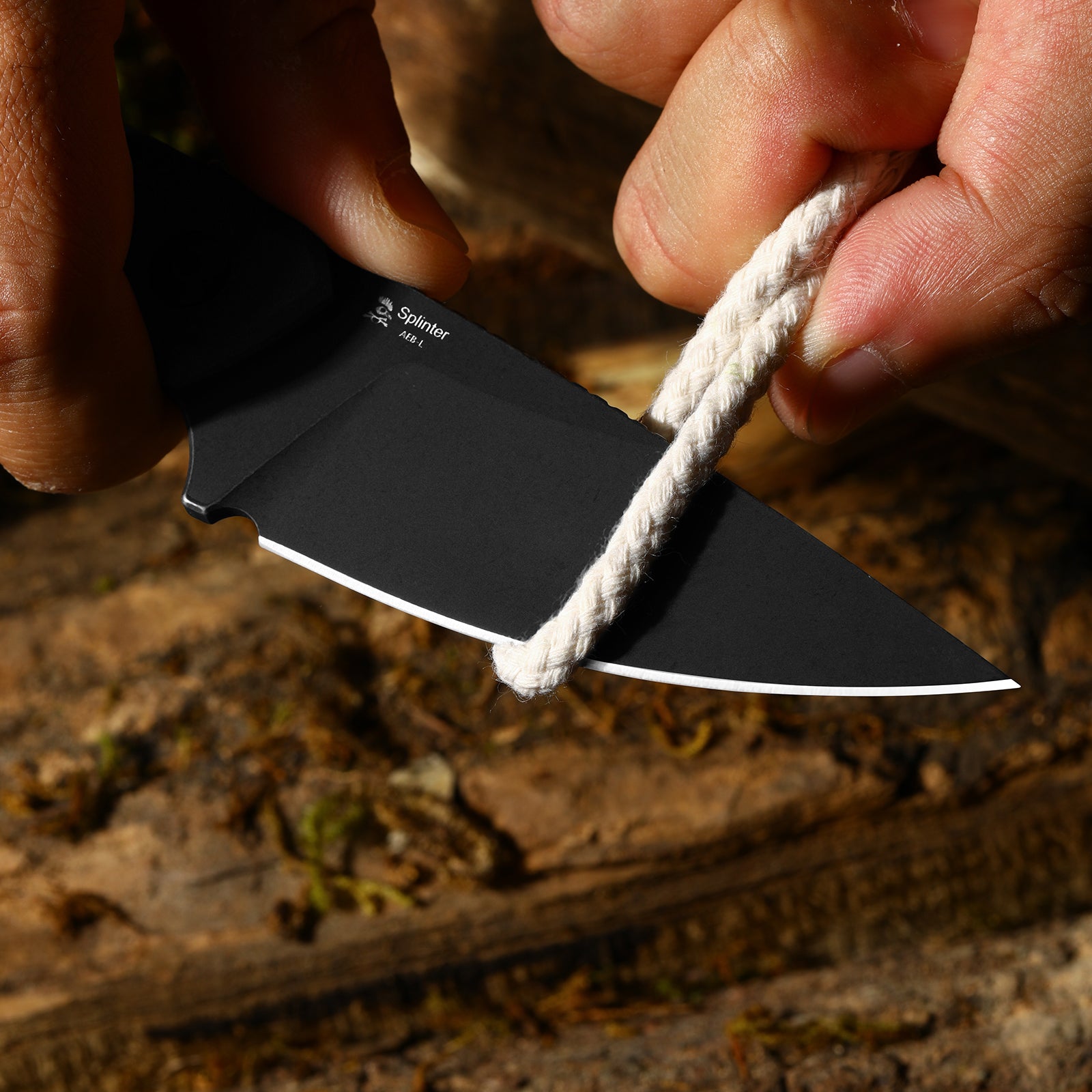 Splinter | AEB-L | Skeletonized Tang | High Flat Grind | KizerV™ 1087A2