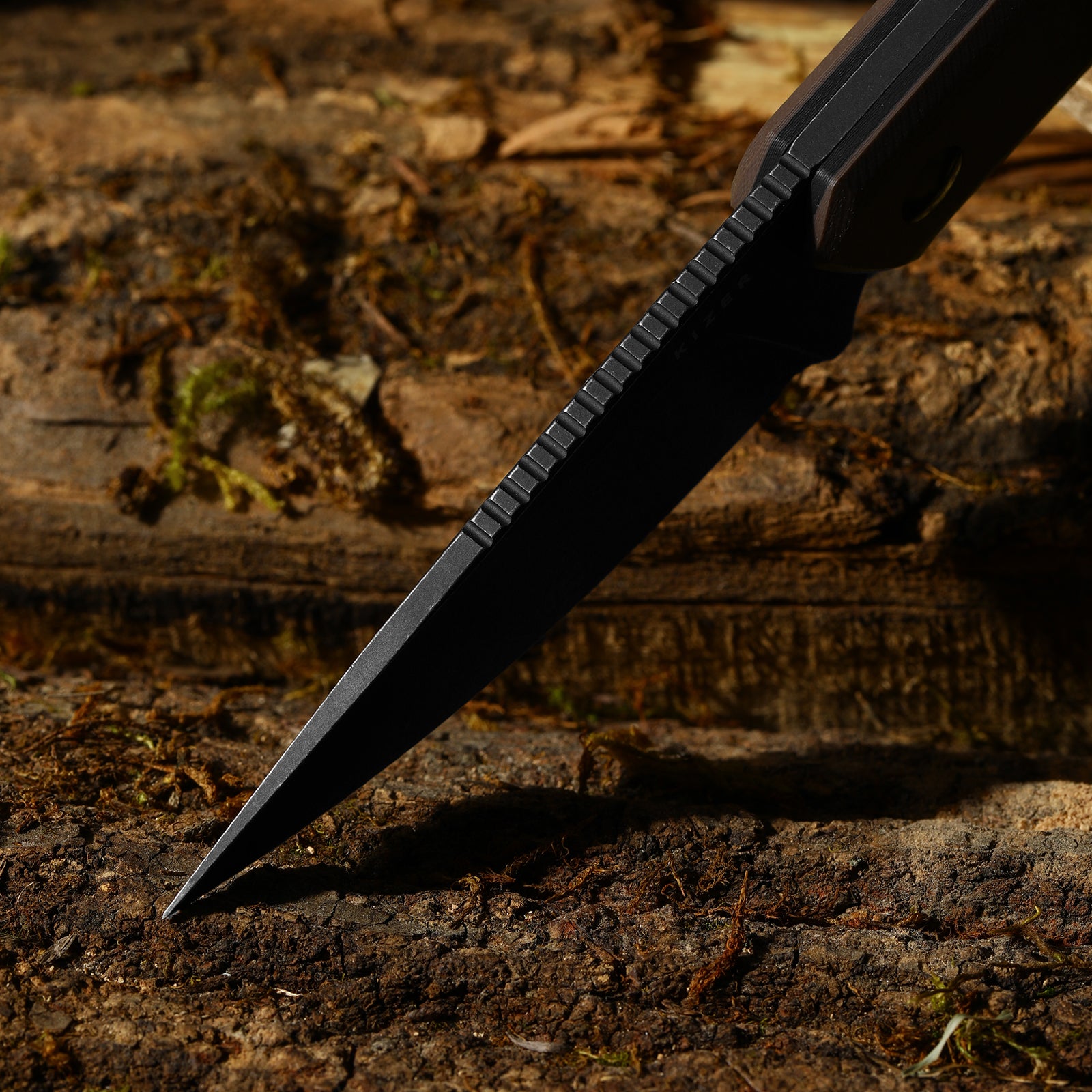 Splinter | AEB-L | Skeletonized Tang | High Flat Grind | KizerV™ 1087A2