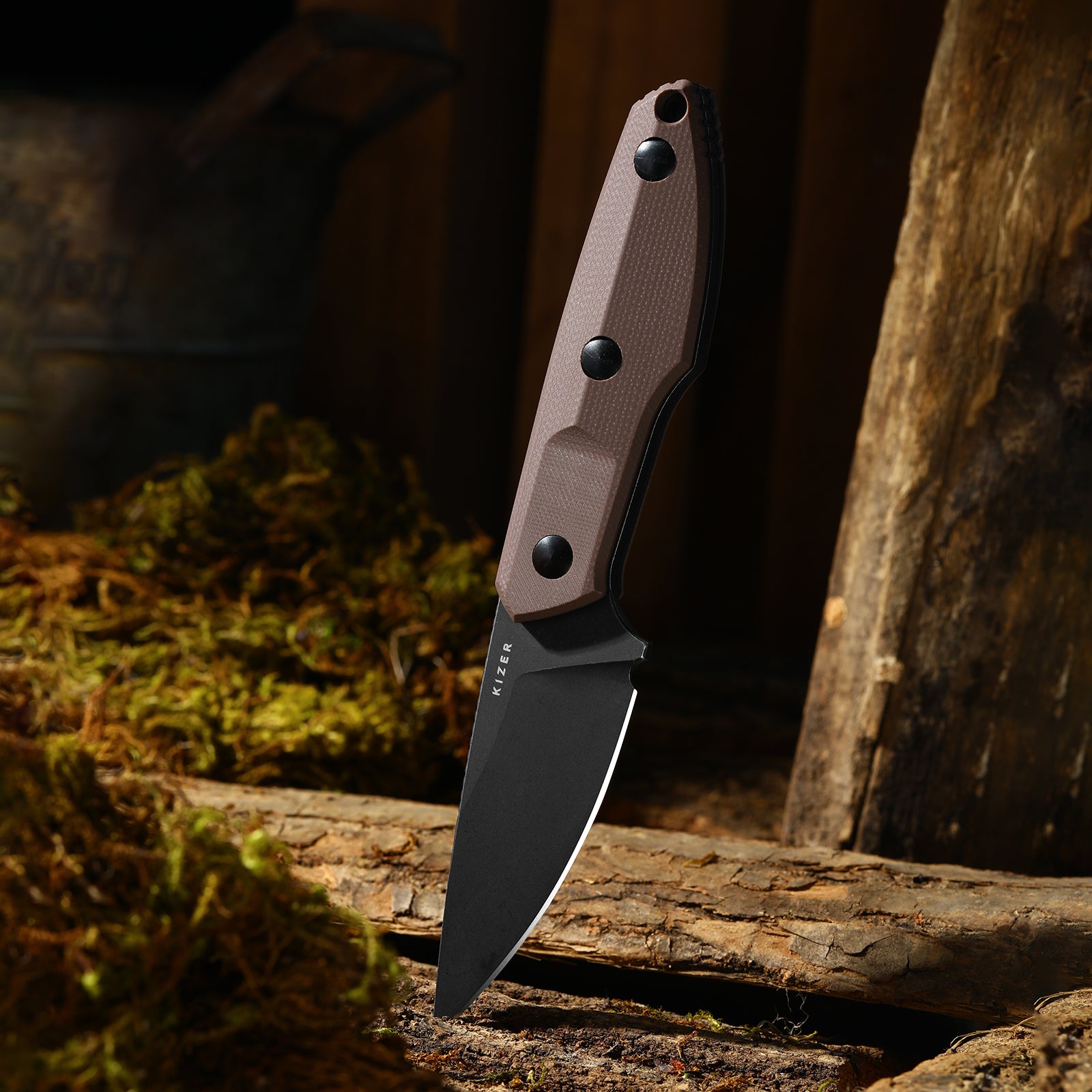 Splinter | AEB-L | Skeletonized Tang | High Flat Grind | KizerV™ 1087A2