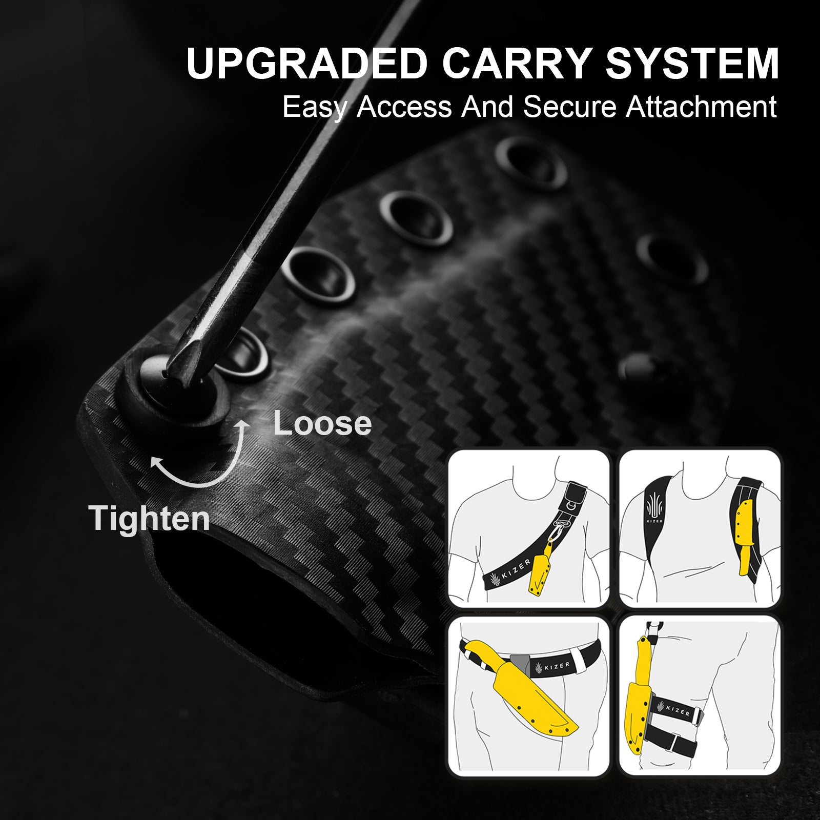 Drop Bear Fix 2.6 inch S45VN Richlite 1092A3-Kizer