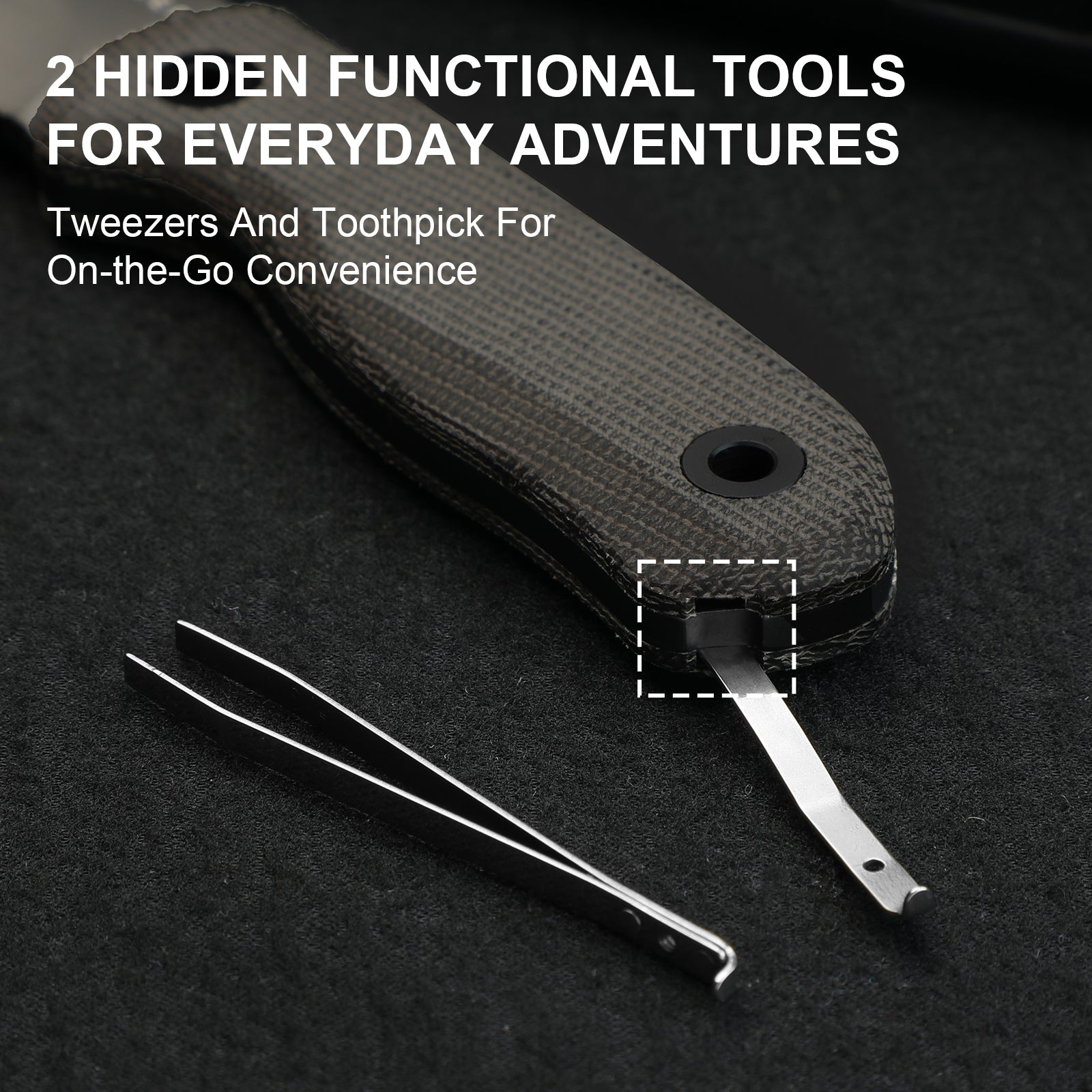 Drop Bear® Fix | Ultra DLC Matte | Norplex UltreX™ Micarta | S45VN | KizerV™ 1093A3