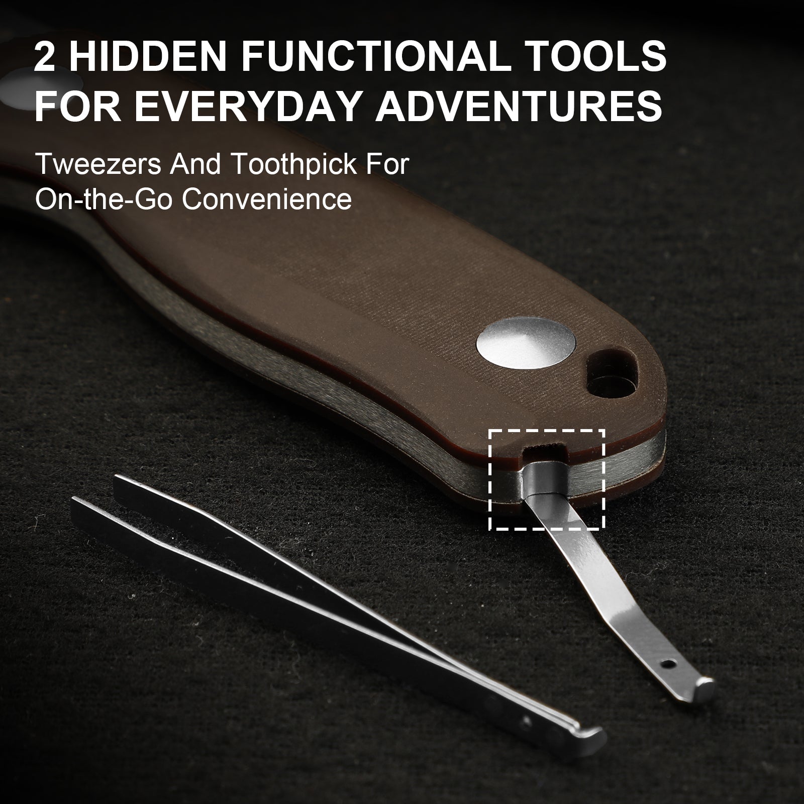 Drop Bear® Fix | Norplex UltreX™ Micarta | 14C28N | KizerV™ 1094A2