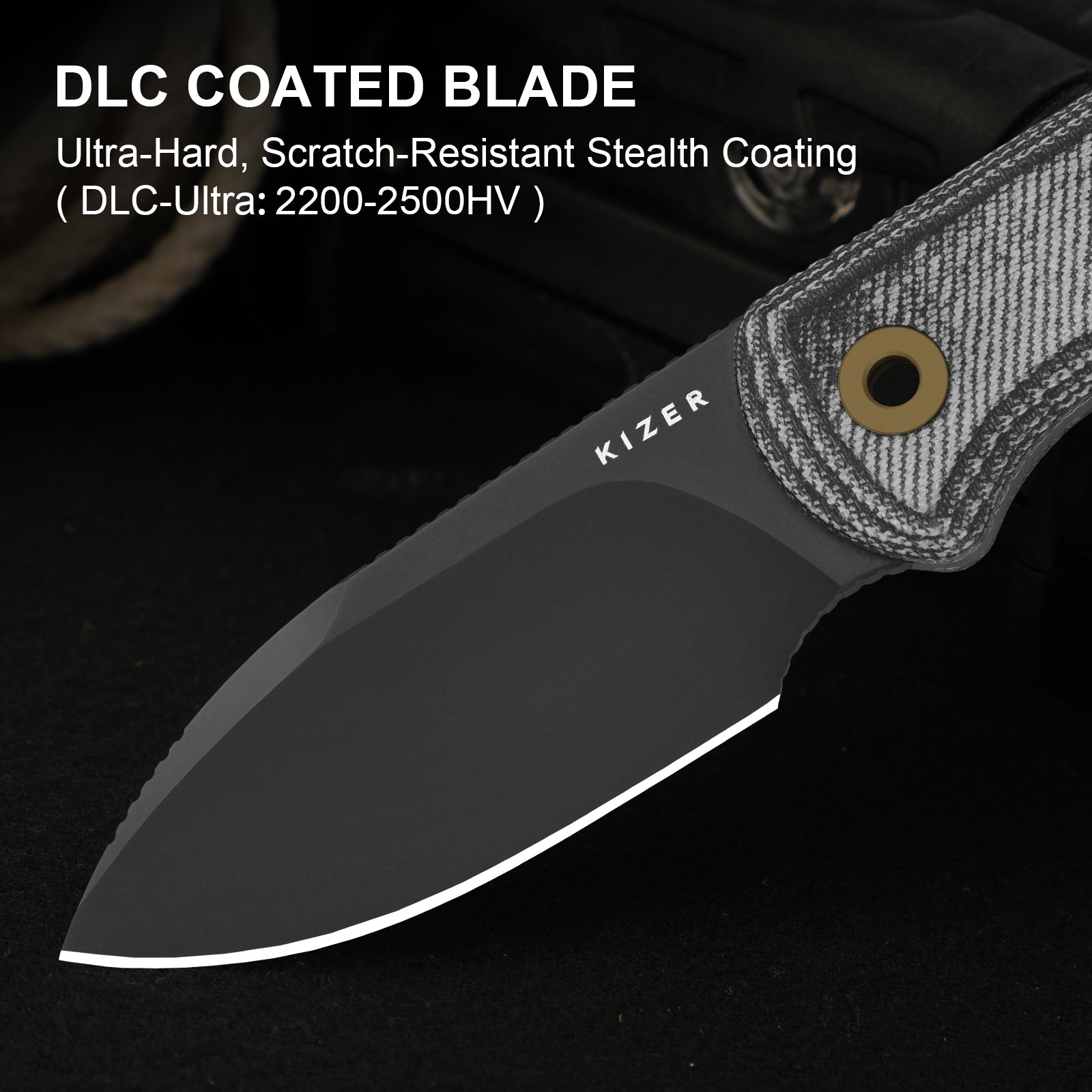 Drop Bear® Fix | S45VN | Micarta | KizerV™ 1094A4