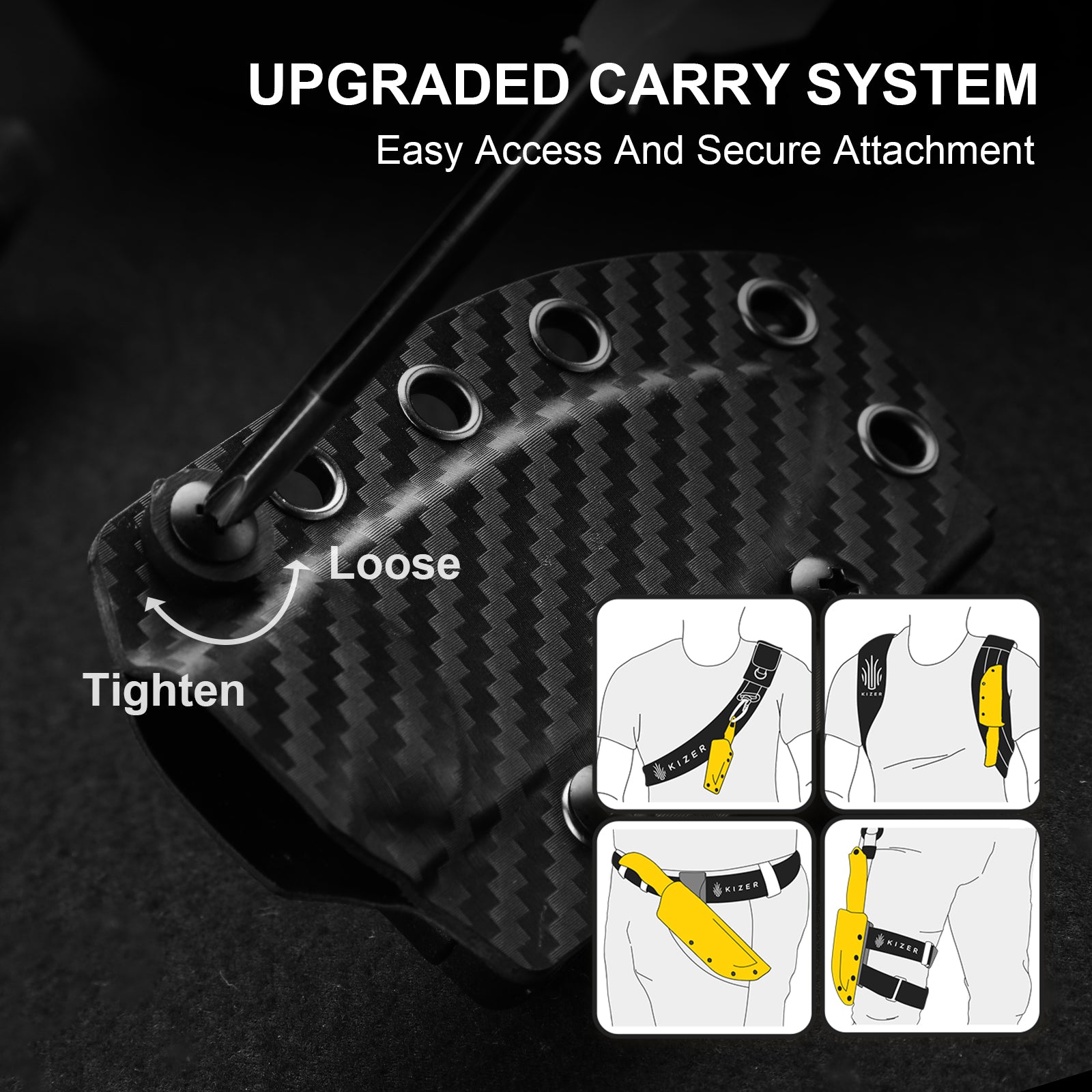 Drop Bear® Fix | S45VN | Micarta | KizerV™ 1094A4