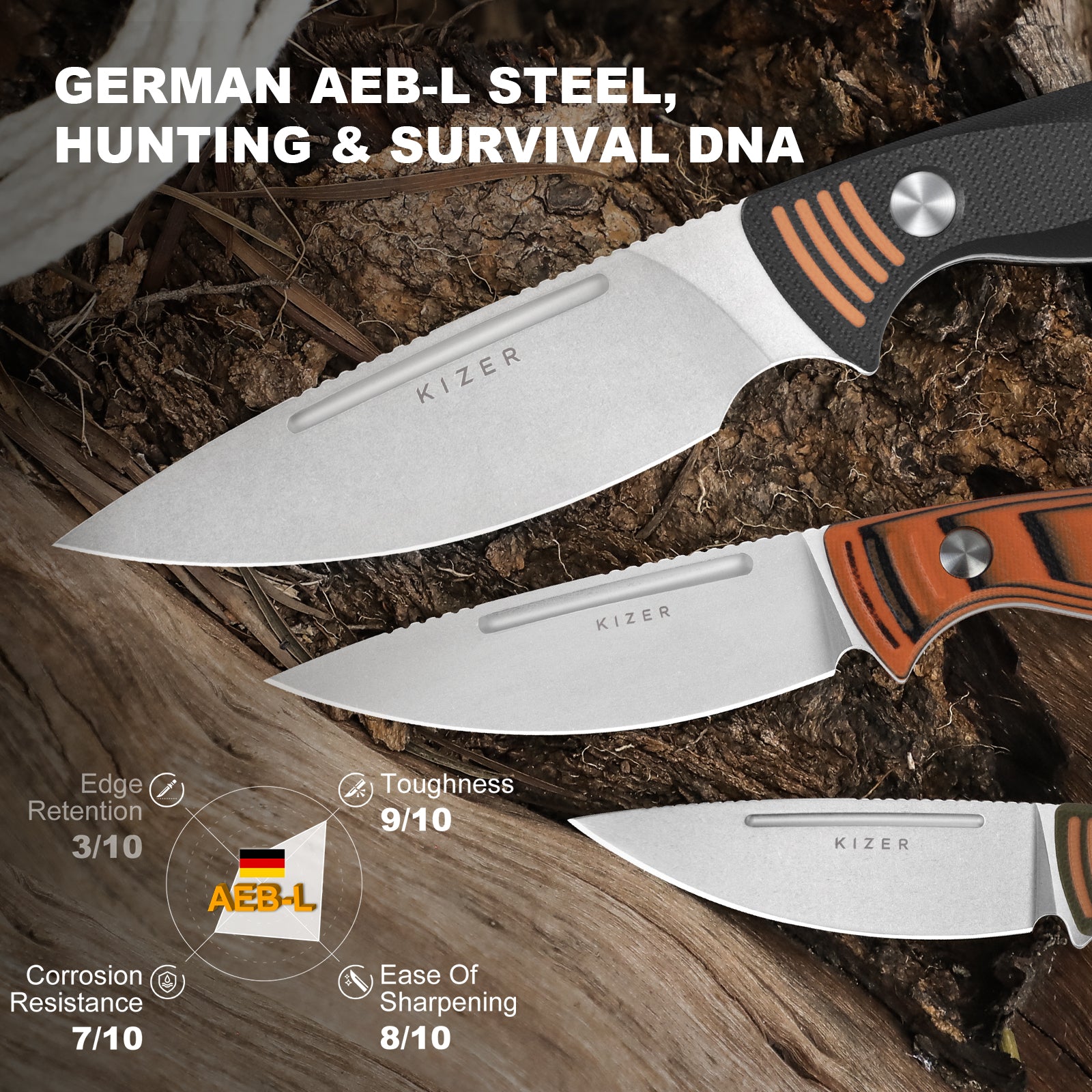 Elegant Beast ba001 MkＩ Evenki 1 - 2.98 inch AEB-L G10 1097A1-Kizer
