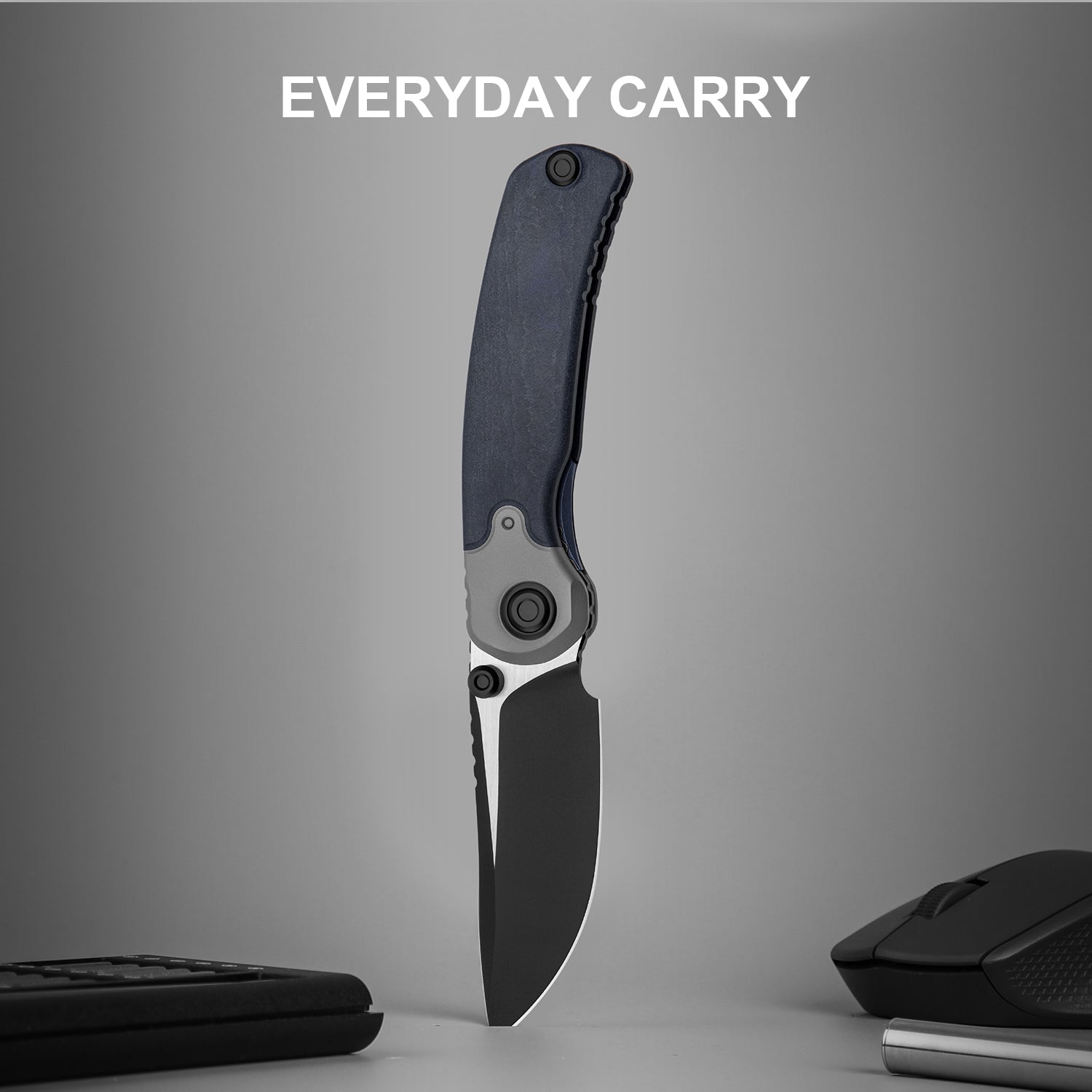 PIONEER | S35VN | Blue Canyon & Titanium | ZX-FK03A5 | KIZERX®