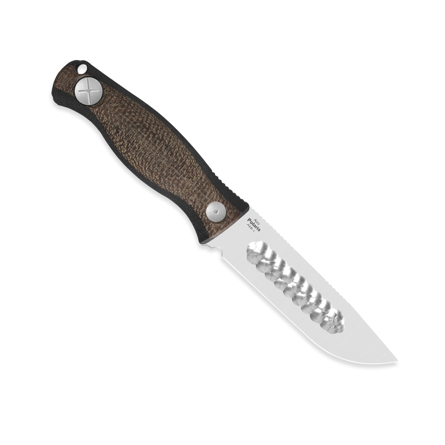 Polaris 4.23 inch AEB-L Burlap Micarta & G10 1100A3-Kizer