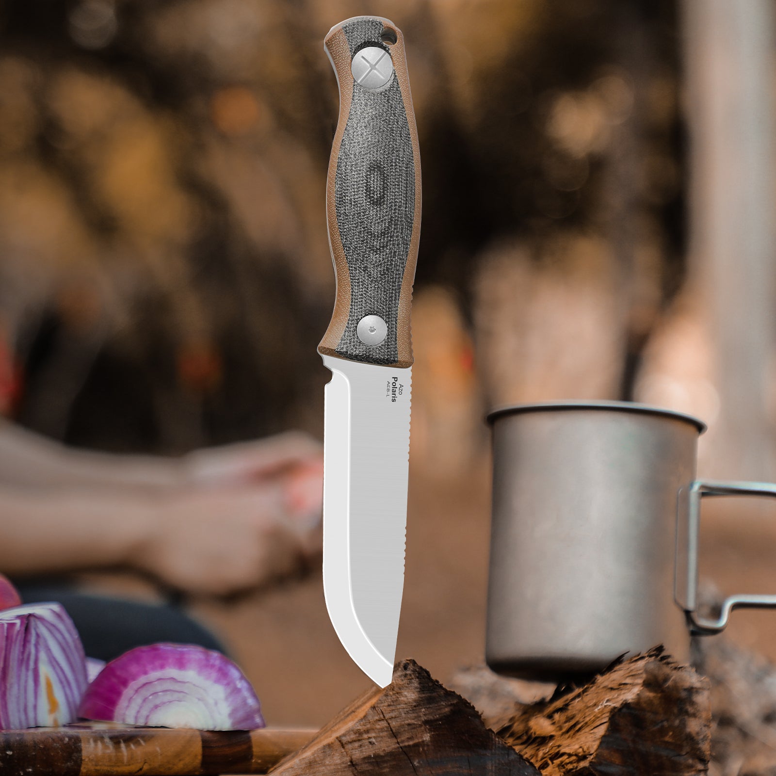 Polaris 4.23 inch AEB-L Micarta & G10 1100A1-Kizer