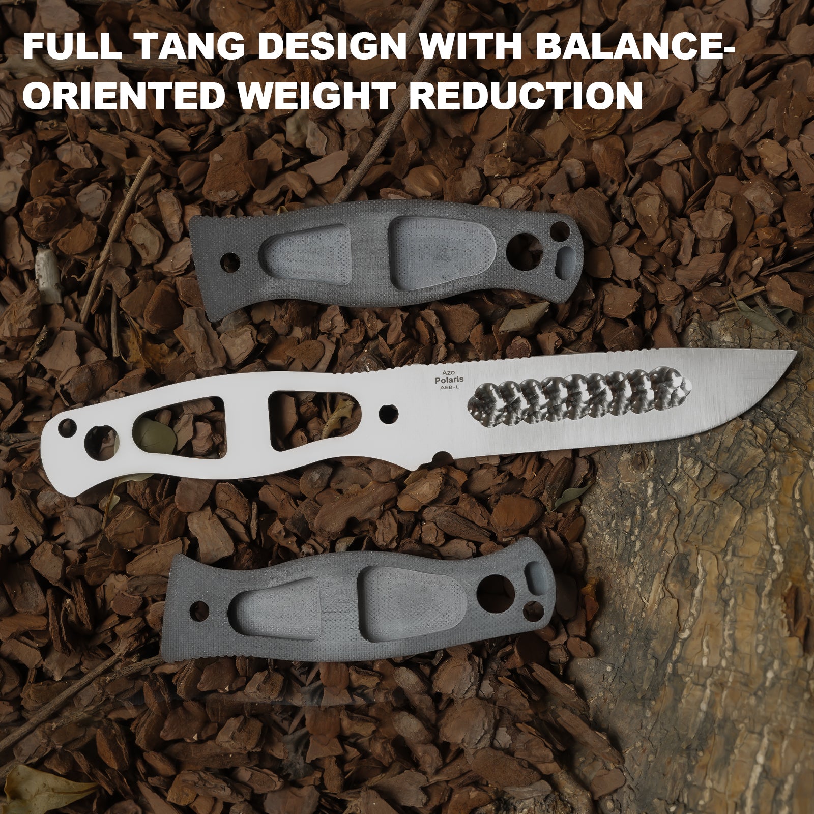 Polaris 4.23 inch AEB-L Burlap Micarta & G10 1100A3-Kizer