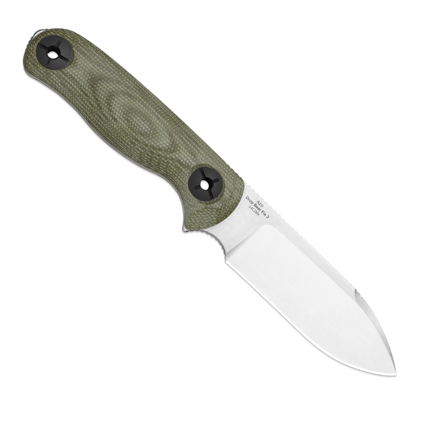 Drop Bear Fix 3 -3.8 inch 14C28N Micarta 1101A2-Kizer