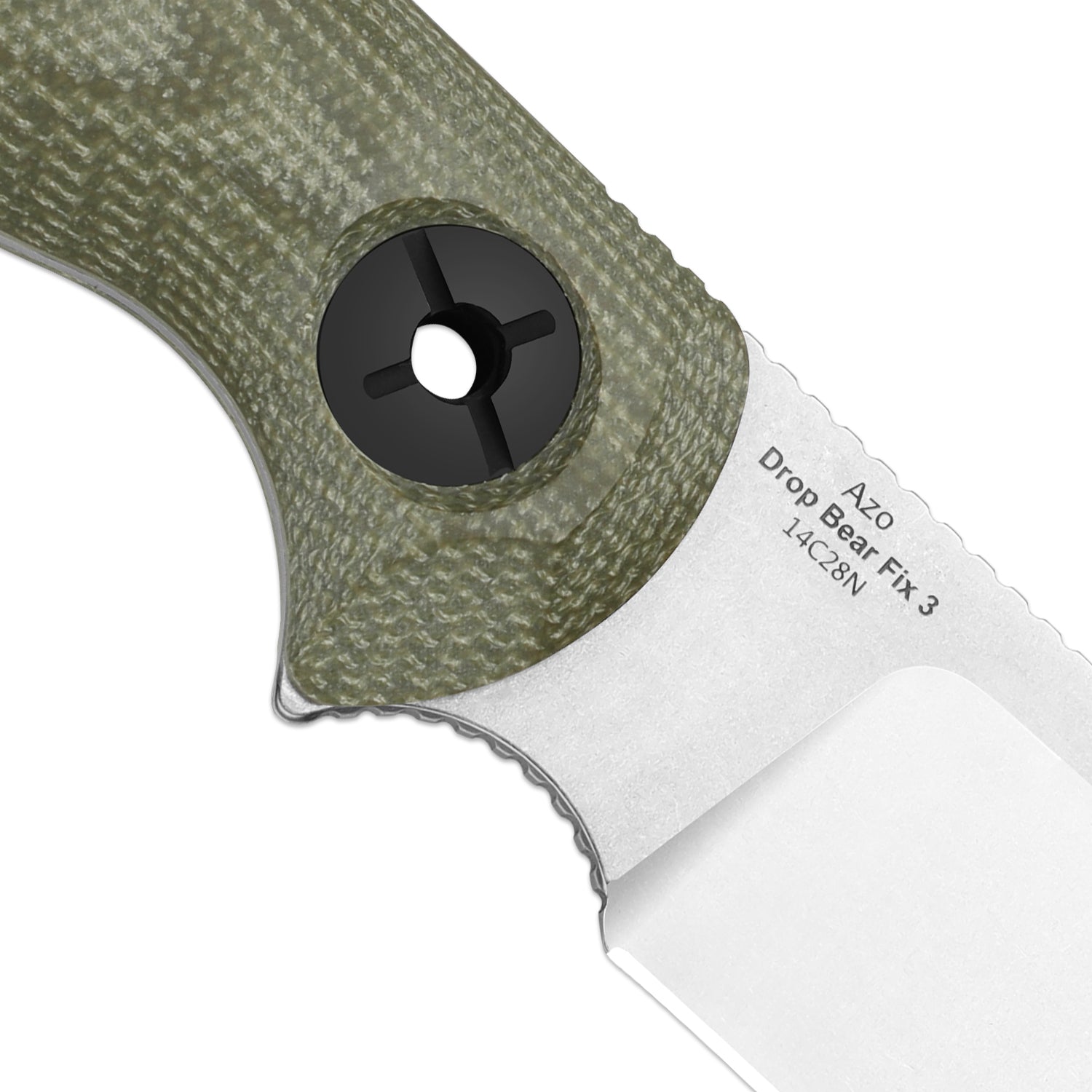 Drop Bear Fix 3 -3.8 inch 14C28N Micarta 1101A2-Kizer
