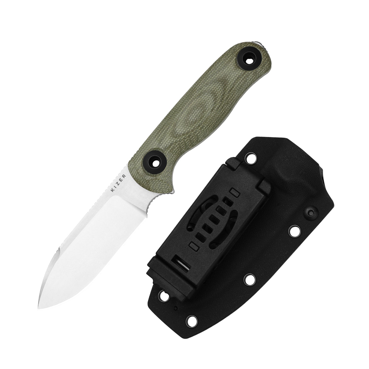 Drop Bear Fix 3 -3.8 inch 14C28N Micarta 1101A2-Kizer