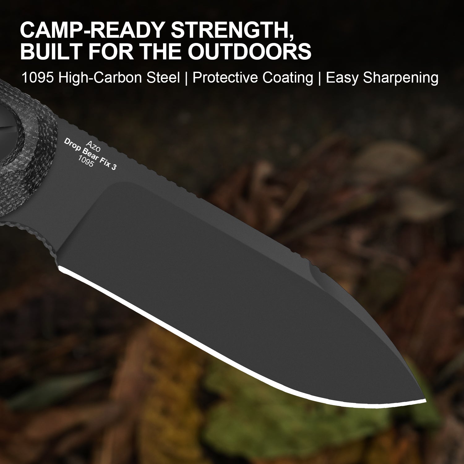 Drop Bear® Fix 3 | 1095 Blade | Micarta | KizerV™ 1101A3