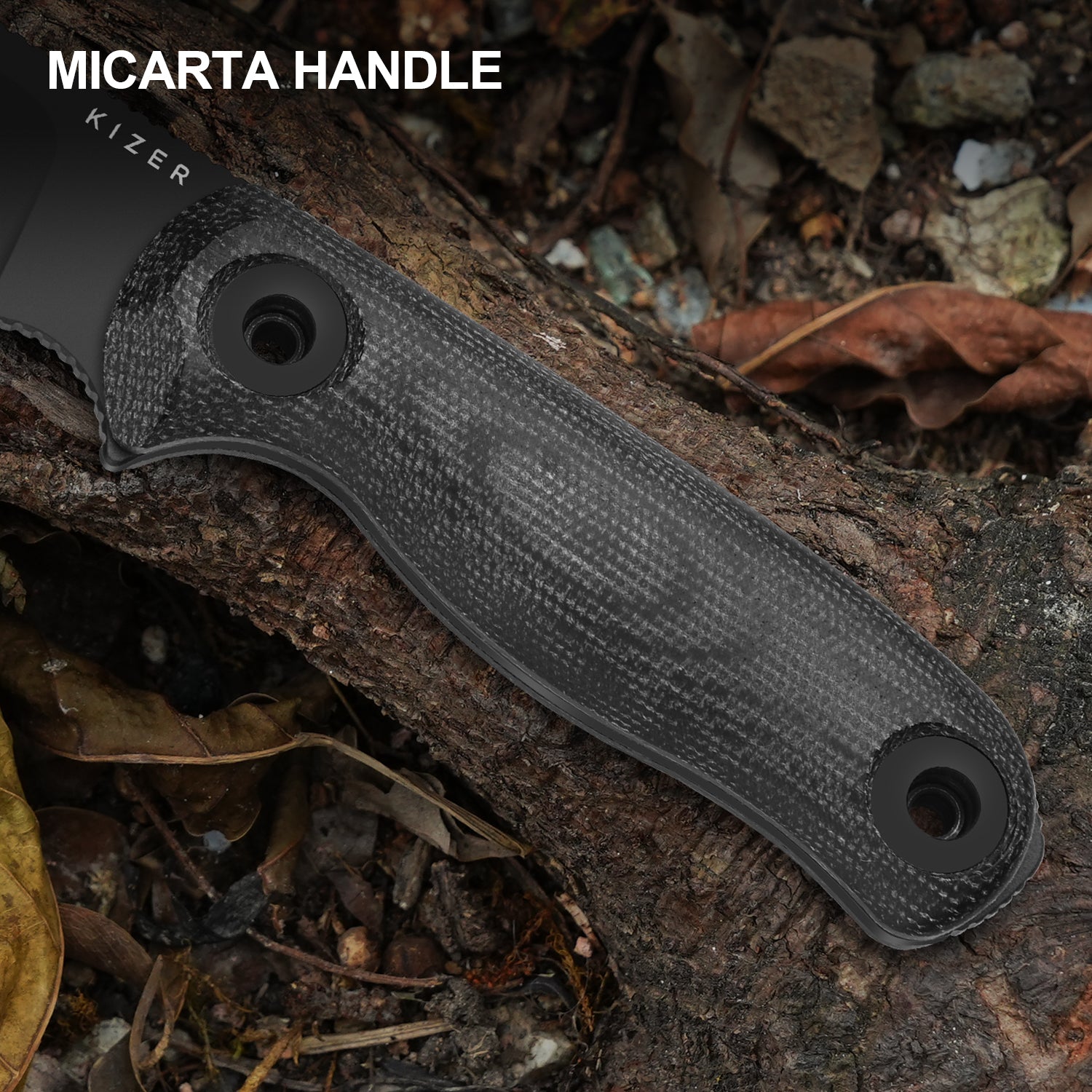 Drop Bear® Fix 3 | 1095 Blade | Micarta | KizerV™ 1101A3