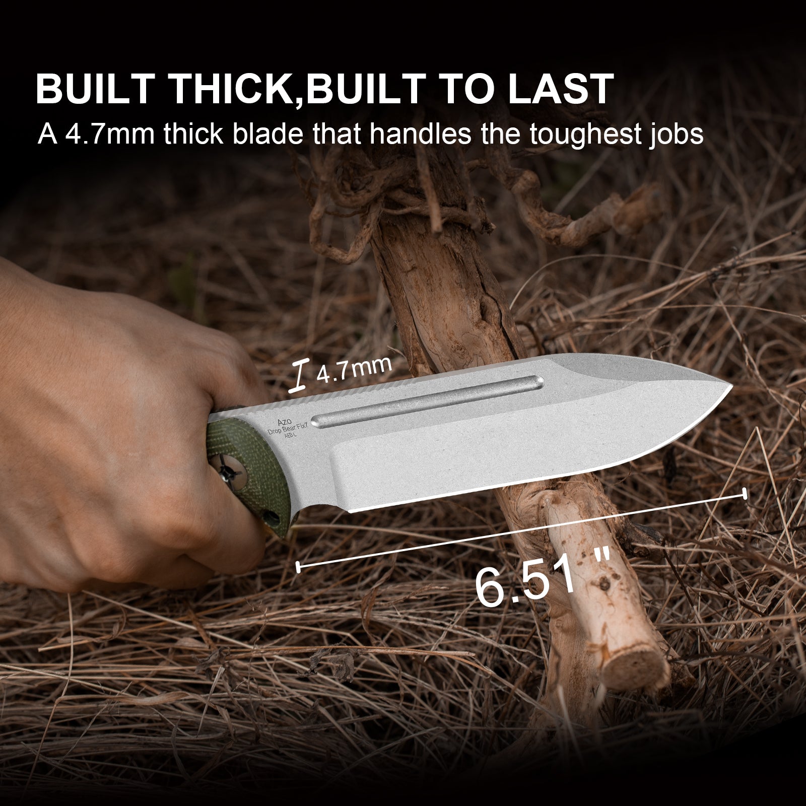 Drop Bear® Fix 7 | AEB-L | Micarta | KizerV™ 1103A1