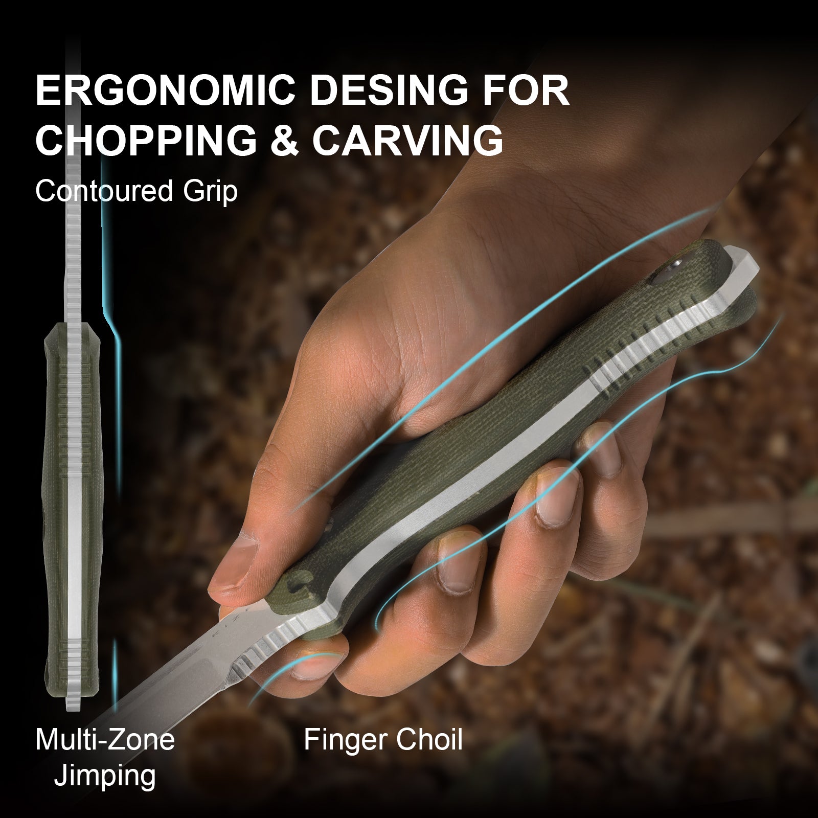 Drop Bear® Fix 7 | AEB-L | Micarta | KizerV™ 1103A1