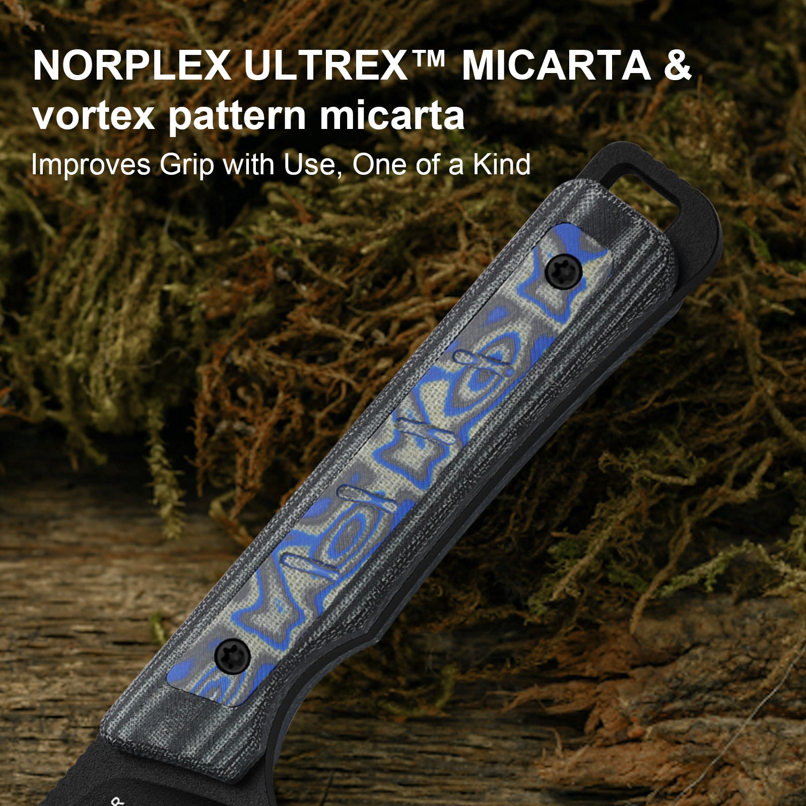 Whiskey Jack 2.06 inch 10V Norplex UltreX™ Micarta 1108A1-Kizer