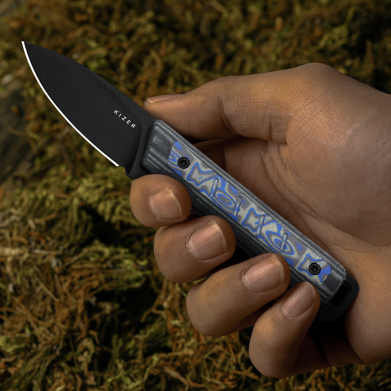 ヘルタースケルタ / Nocturnal & Magnum Force Whiskey Jack 2.06 inch 10V Norplex UltreX™ Micarta 1108A1-Kizer