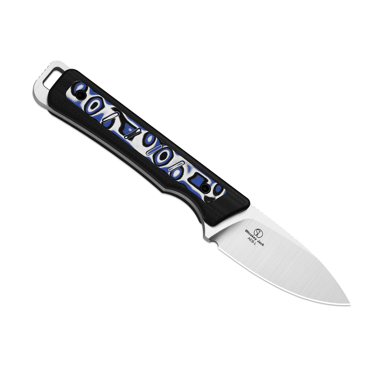 Whiskey Jack | Multiple Carry Options | Vortex Pattern Micarta | Skele