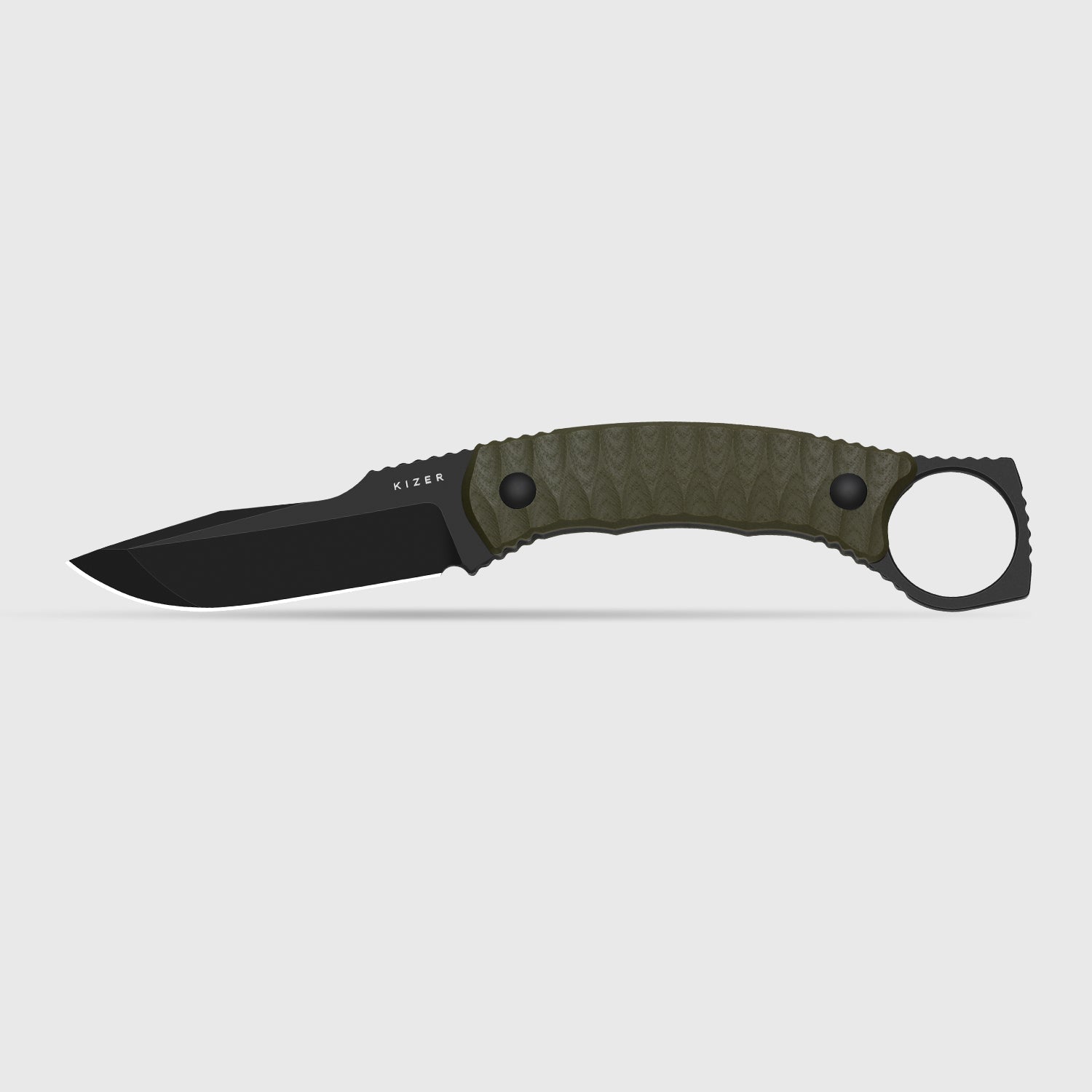 Billy Bones | Deep-Grooved G10 Handle｜Lightweight Tactical | AEB-L | Fixed Blade | KizerV™ 1115A1