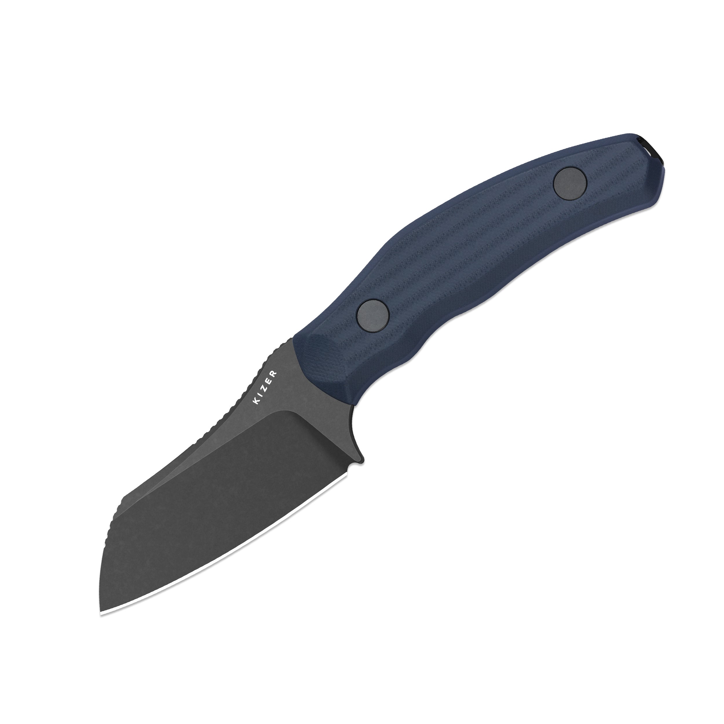 Bulldog Fix | One-Piece G10 Handle | 14C28N | Fixed Blade | KizerV™ 11