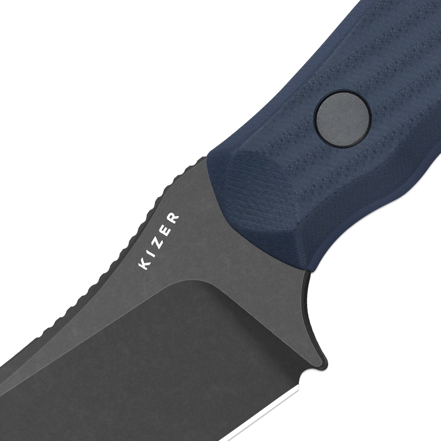 Bulldog Fix | One-Piece G10 Handle | 14C28N | Fixed Blade | KizerV™ 11