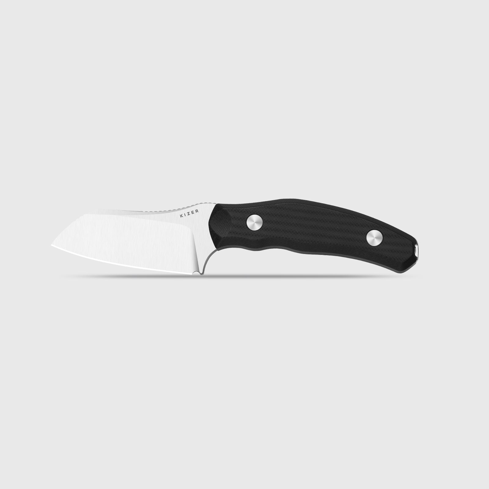 Bulldog Fix | One-Piece G10 Handle | 14c28n | Fixed Blade | KizerV™ 1116A1