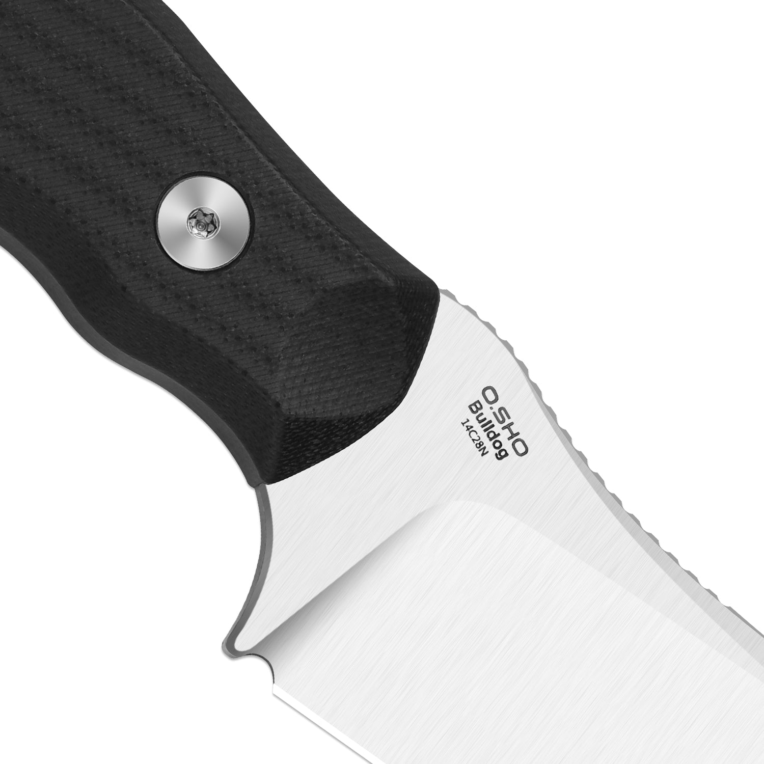 Bulldog Fix | One-Piece G10 Handle | 14c28n | Fixed Blade | KizerV™ 1116A1