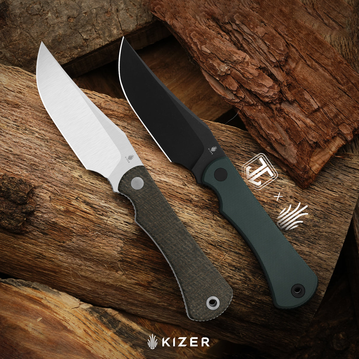 Field Guide | Trailing Point | AEB-L | Satin | Norplex UltreX™ Micarta | KizerV™ 1117A1