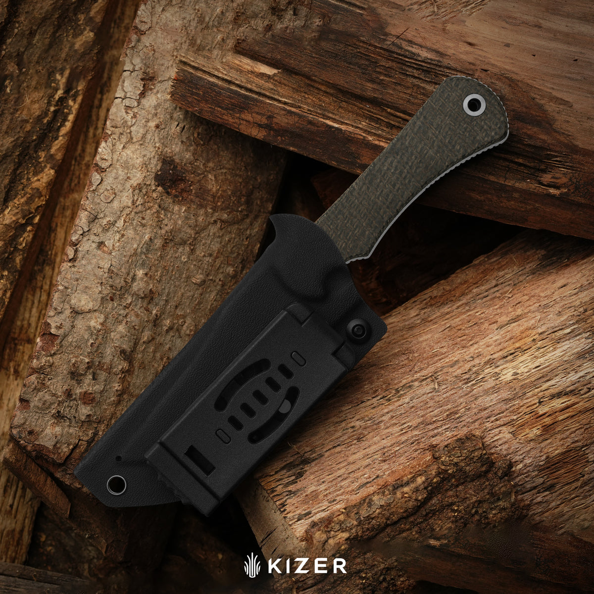 Field Guide | Trailing Point | AEB-L | Satin | Norplex UltreX™ Micarta | KizerV™ 1117A1