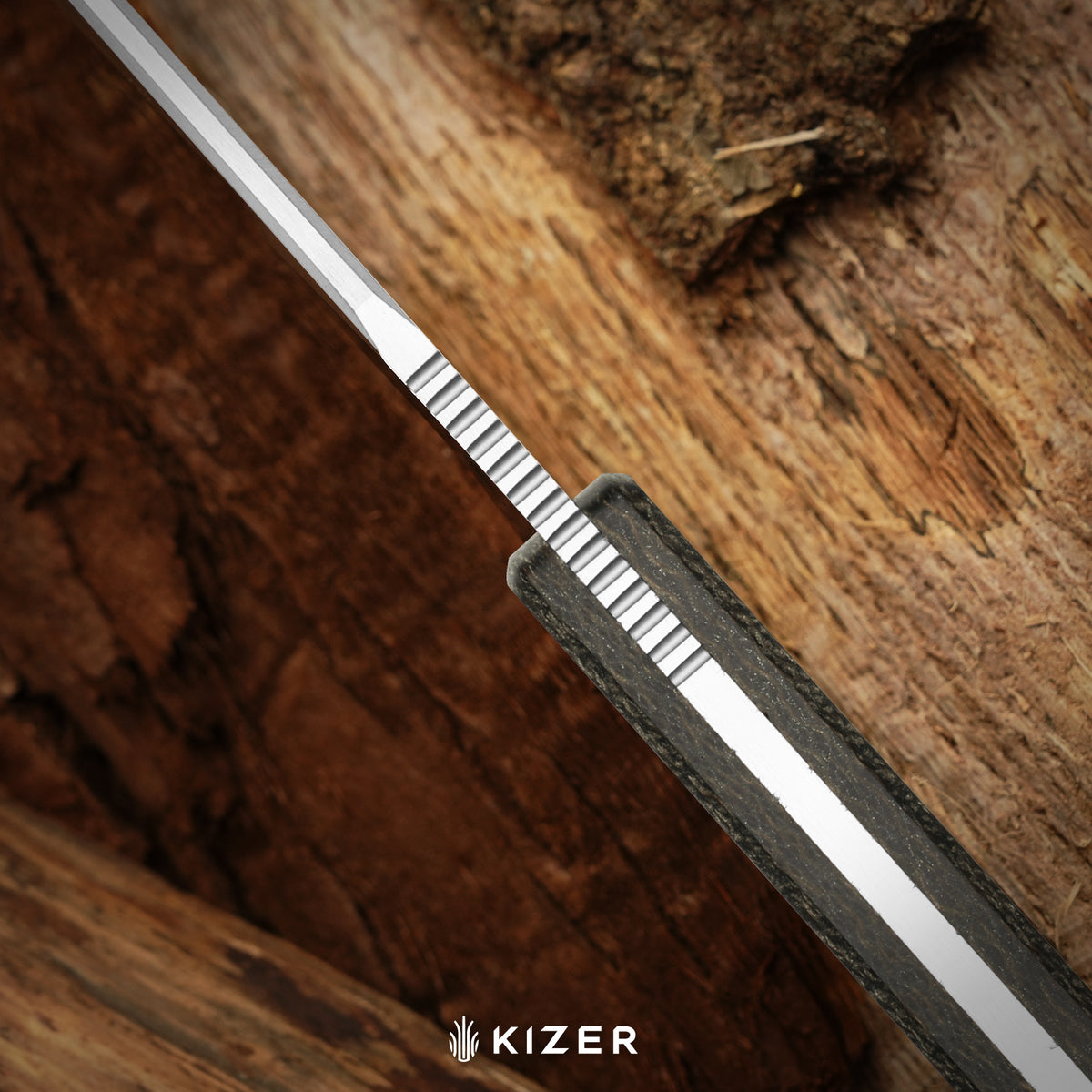Field Guide | Trailing Point | AEB-L | Satin | Norplex UltreX™ Micarta | KizerV™ 1117A1