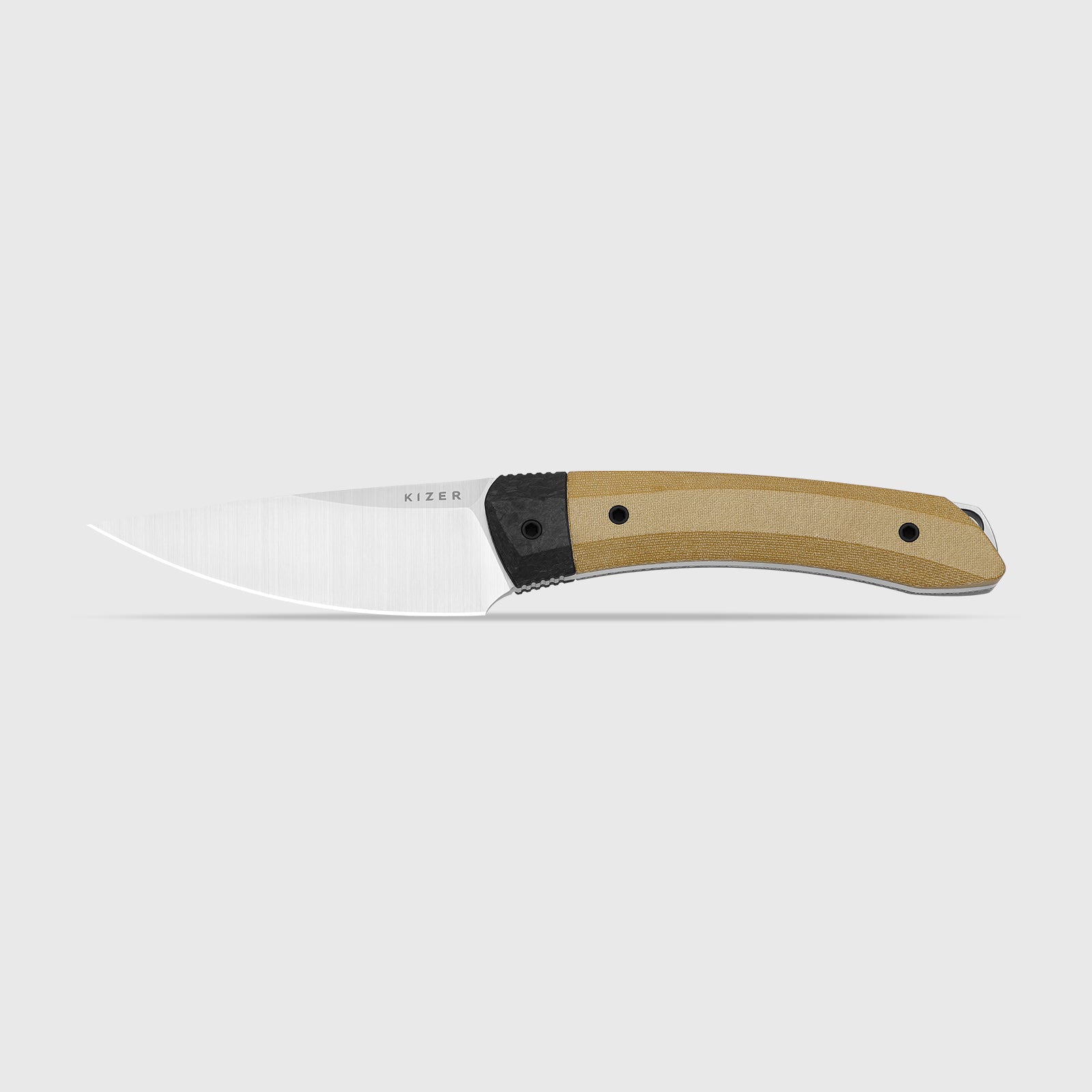 Momo Fix 3 | Norplex UltreX™ Micarta & Carbon Fiber | S35VN | KizerB™ 1124A2