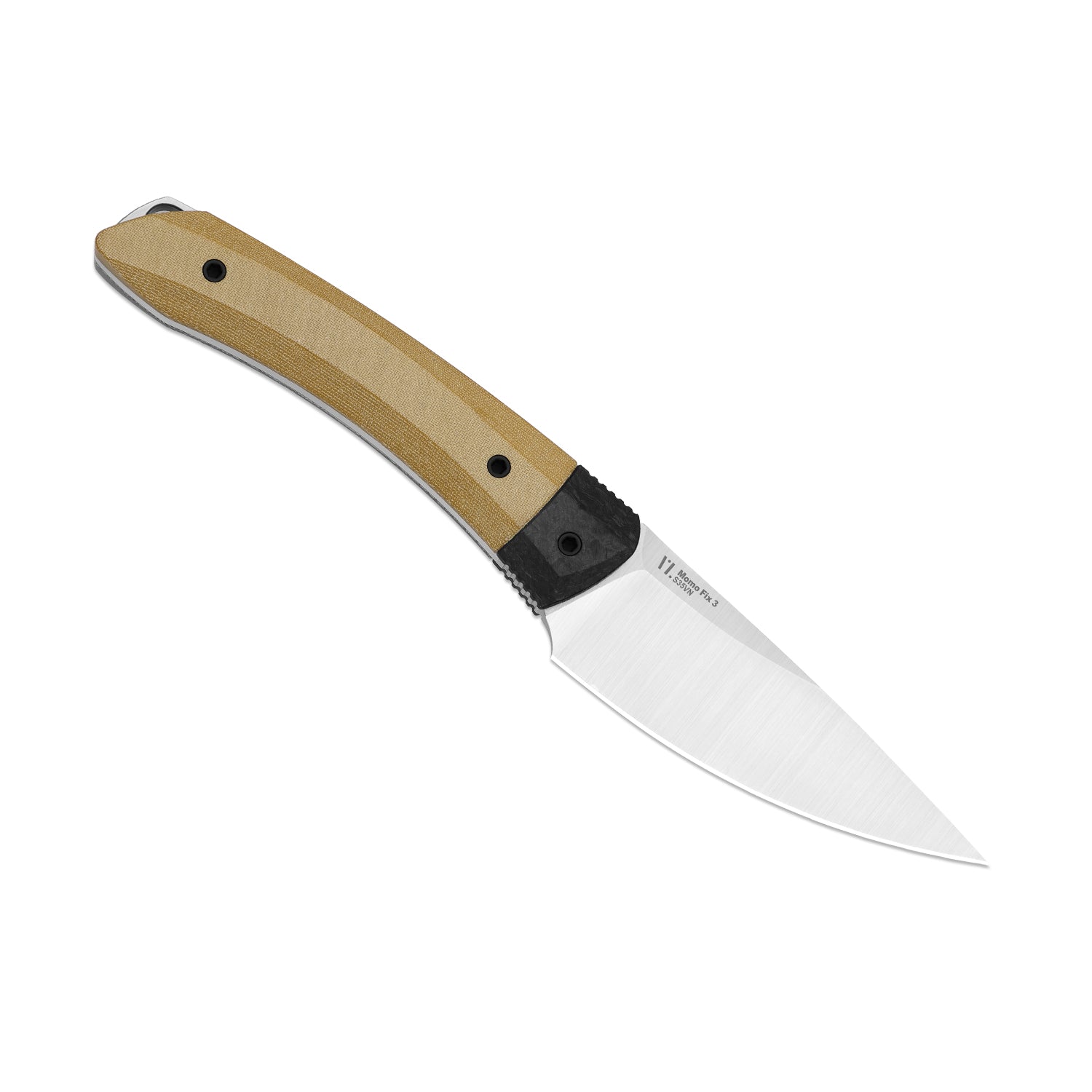 モモキングvs Momo Fix 3 | Norplex UltreX™ Micarta & Carbon Fiber | S35VN | KizerB™