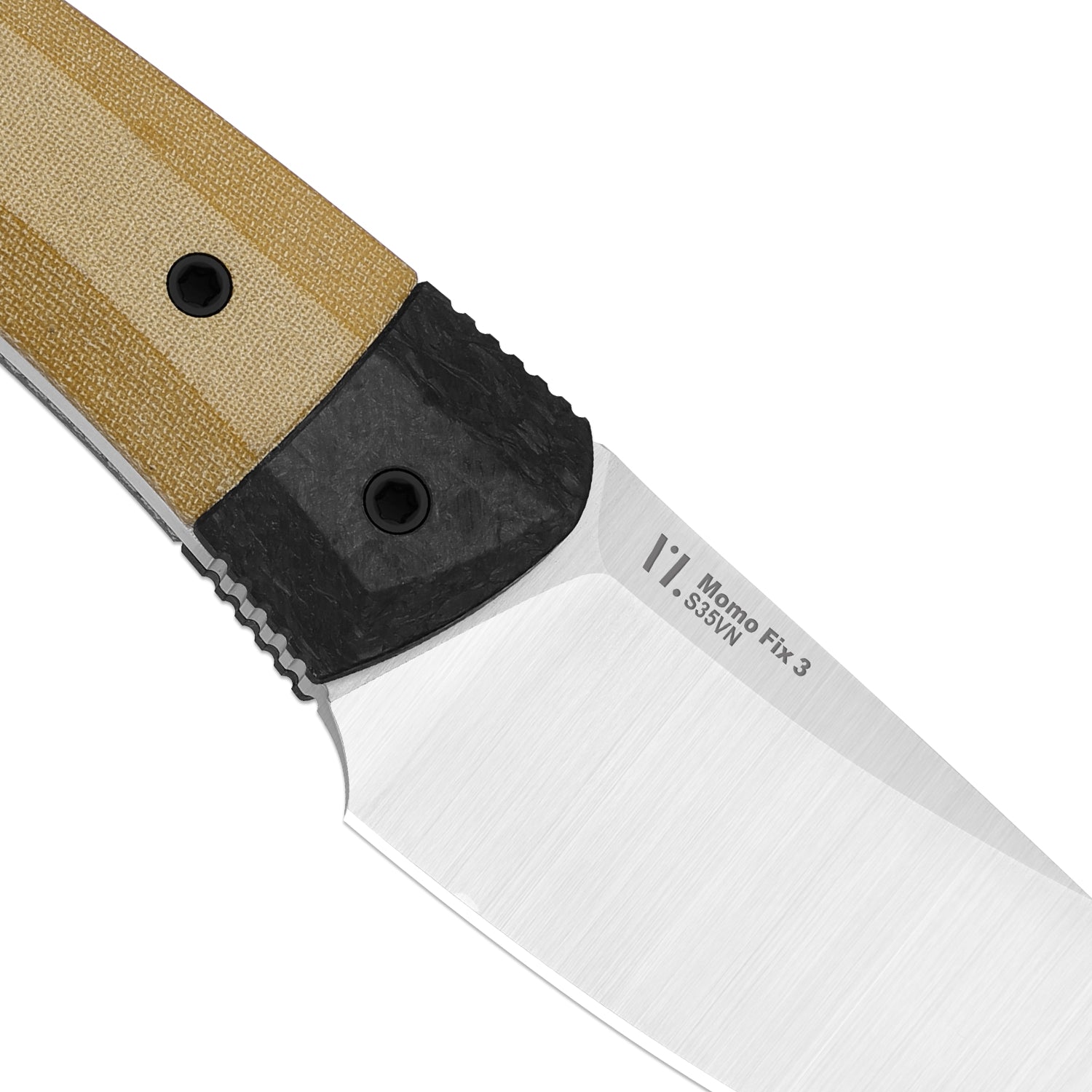 Momo Fix 3 | Norplex UltreX™ Micarta & Carbon Fiber | S35VN | KizerB™