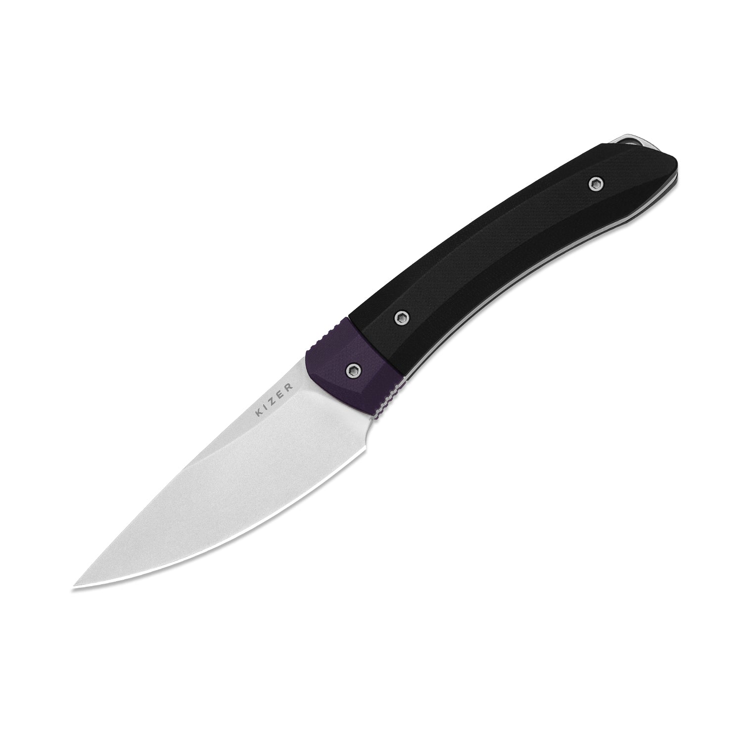 Momo Fix 3 | Purple & Black G10 | AEB-L | Stonewashed | KizerV™
