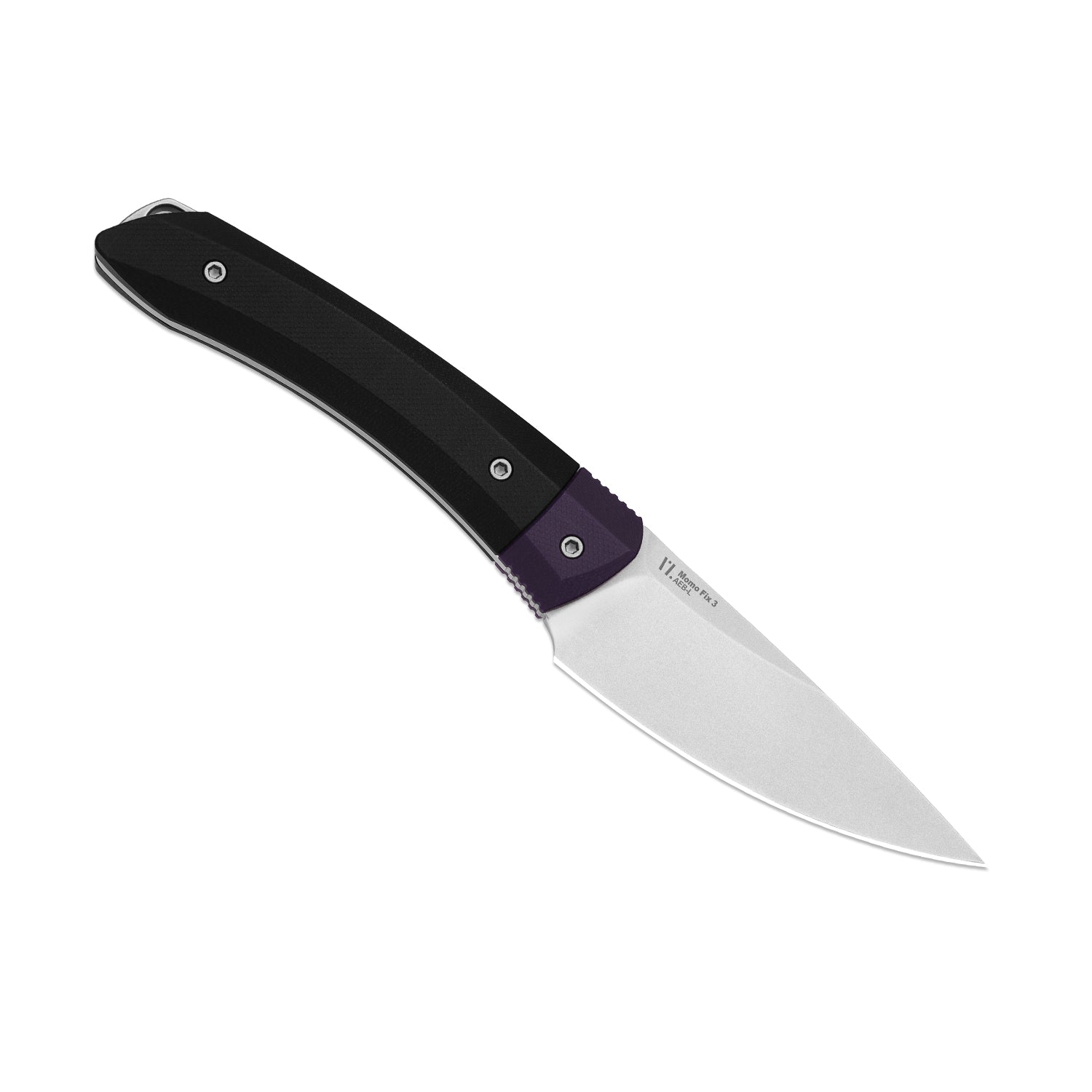 Momo Fix 3 | Purple & Black G10 | AEB-L | Stonewashed | KizerV™