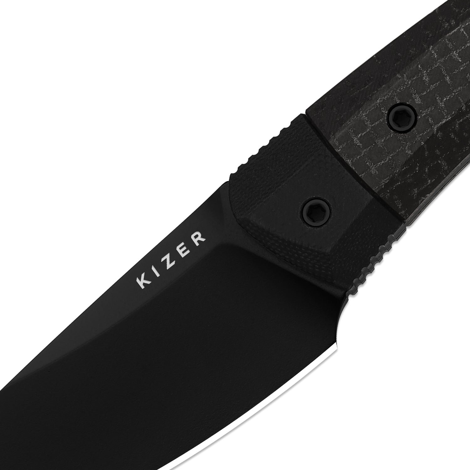 Momo Fix 3 | Micarta & G10 | AEB-L | Black PVD Coating | KizerV™ 1124A