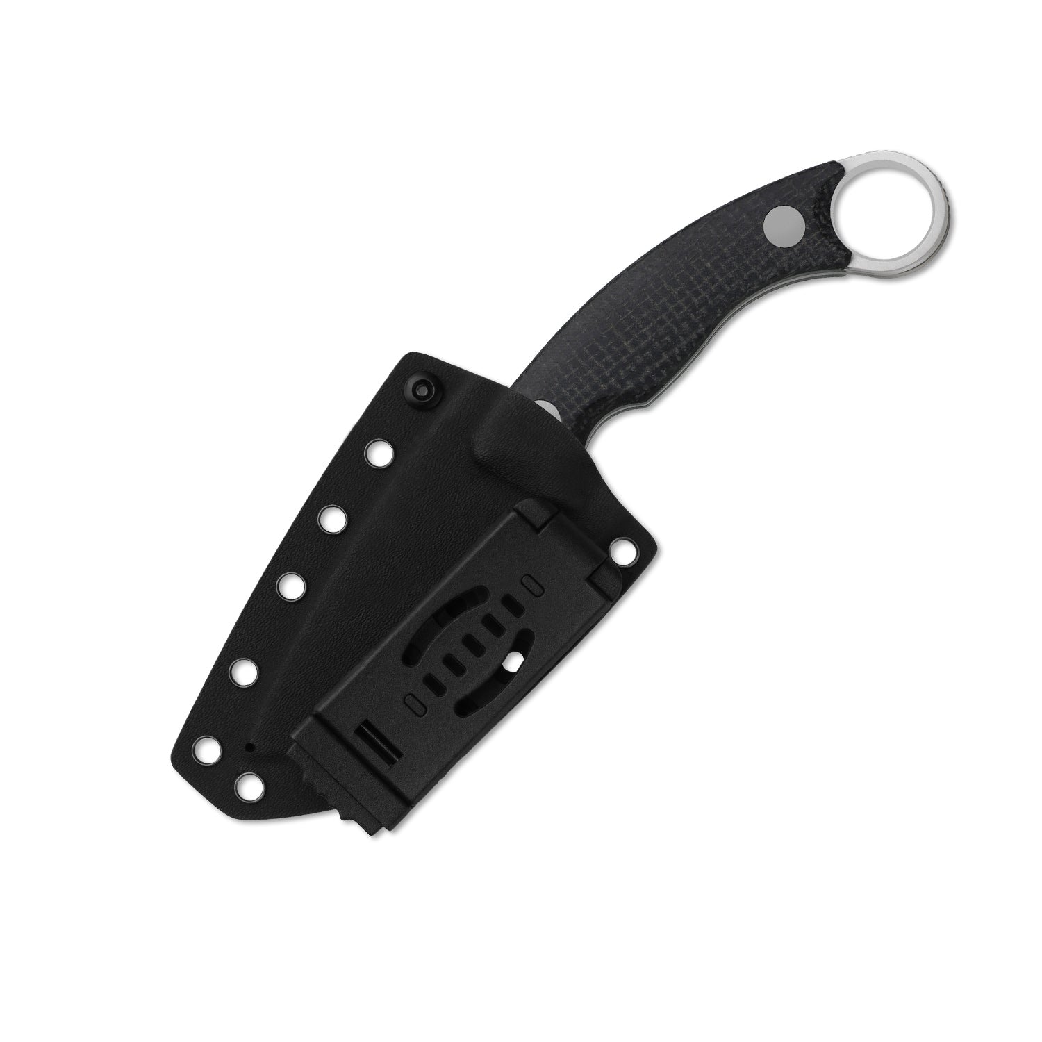 Cabox II | AEB-L | Micarta | Satin | Black | KizerV™ 1128A3