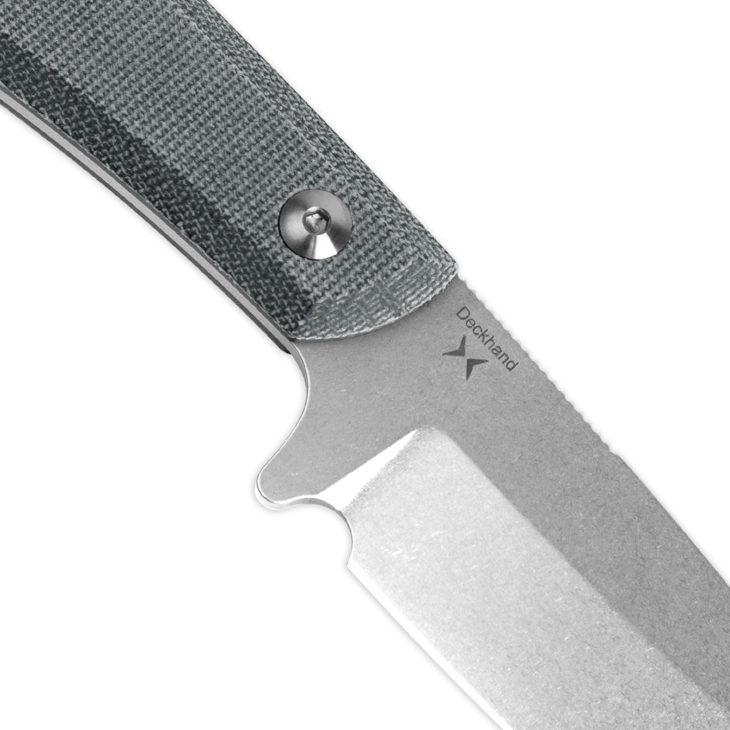 Kizer 2.94 inch Deckhand D2 Compact Fixed Blade G10+Micarta Handle