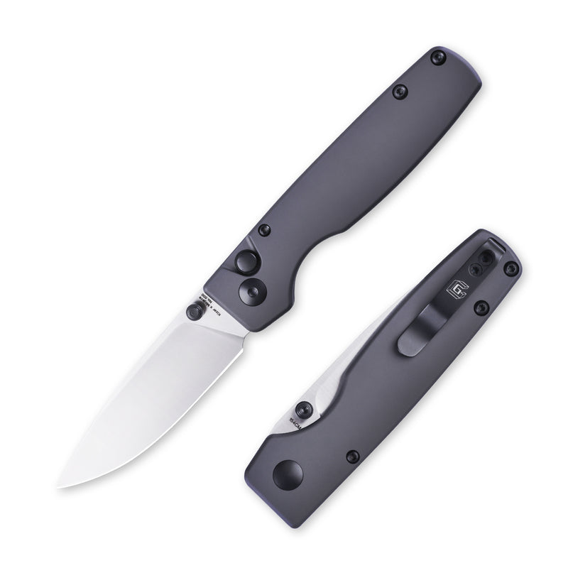 Kizer Exclusive Original Grey Aluminum Handle 154CM Steel V3605E3