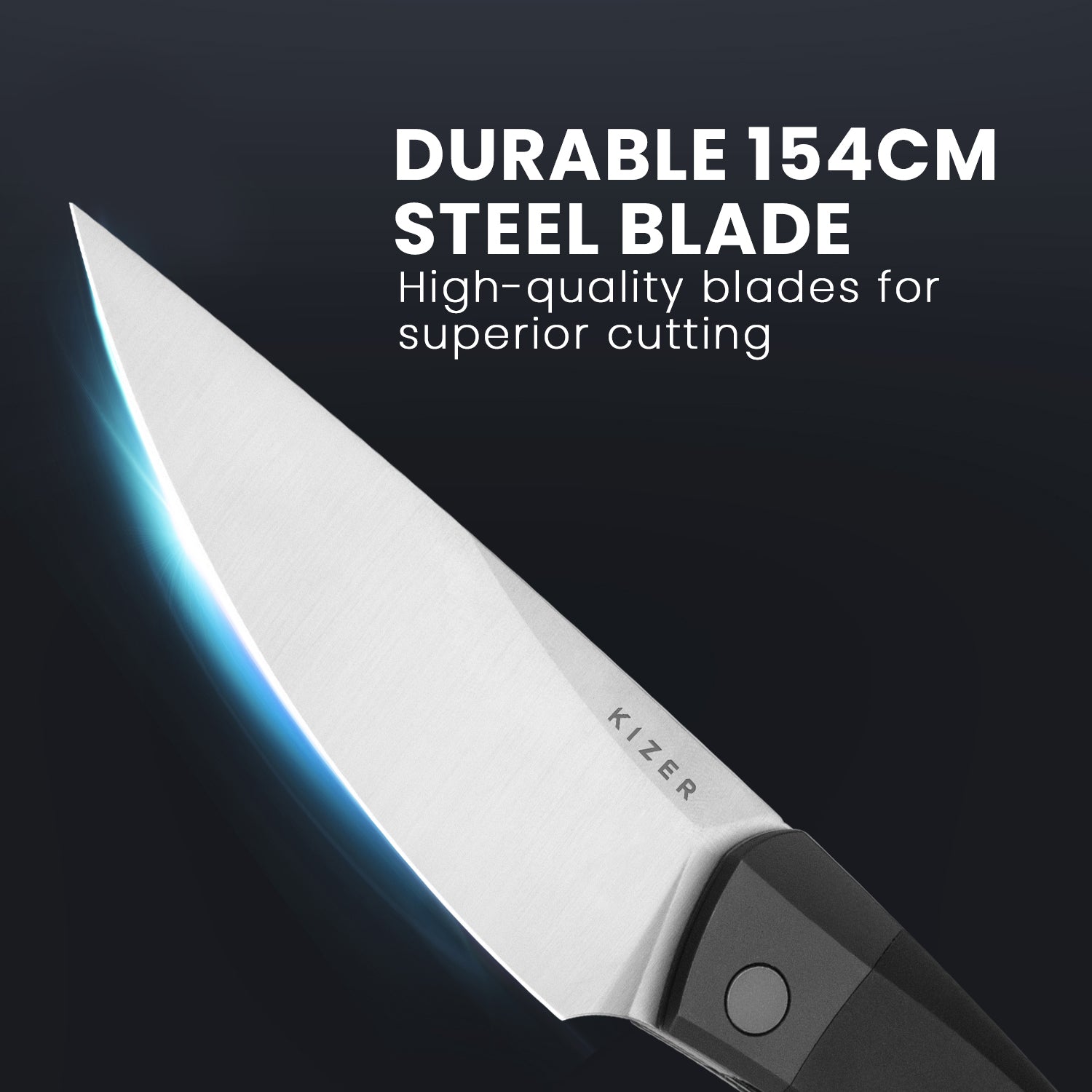 Momo 4.17 inch 154CM Blade Aluminium Handle V4663C1-kizer