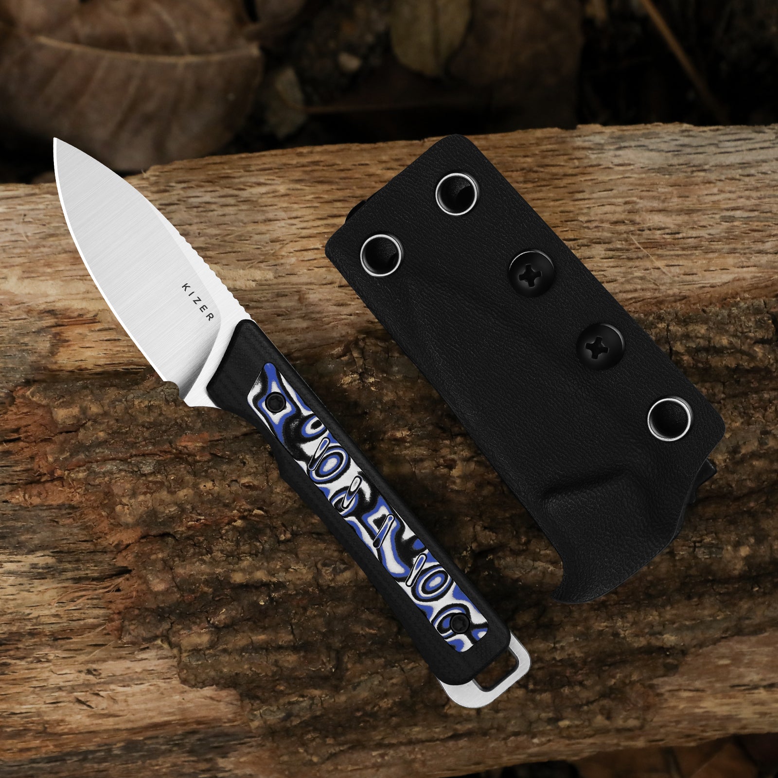 LEKI COMPOSITEとKIZAKIセット Kizer Mithril ZX-FK08A1 Hand Brushed DLC M390, DLC Ultra Titanium