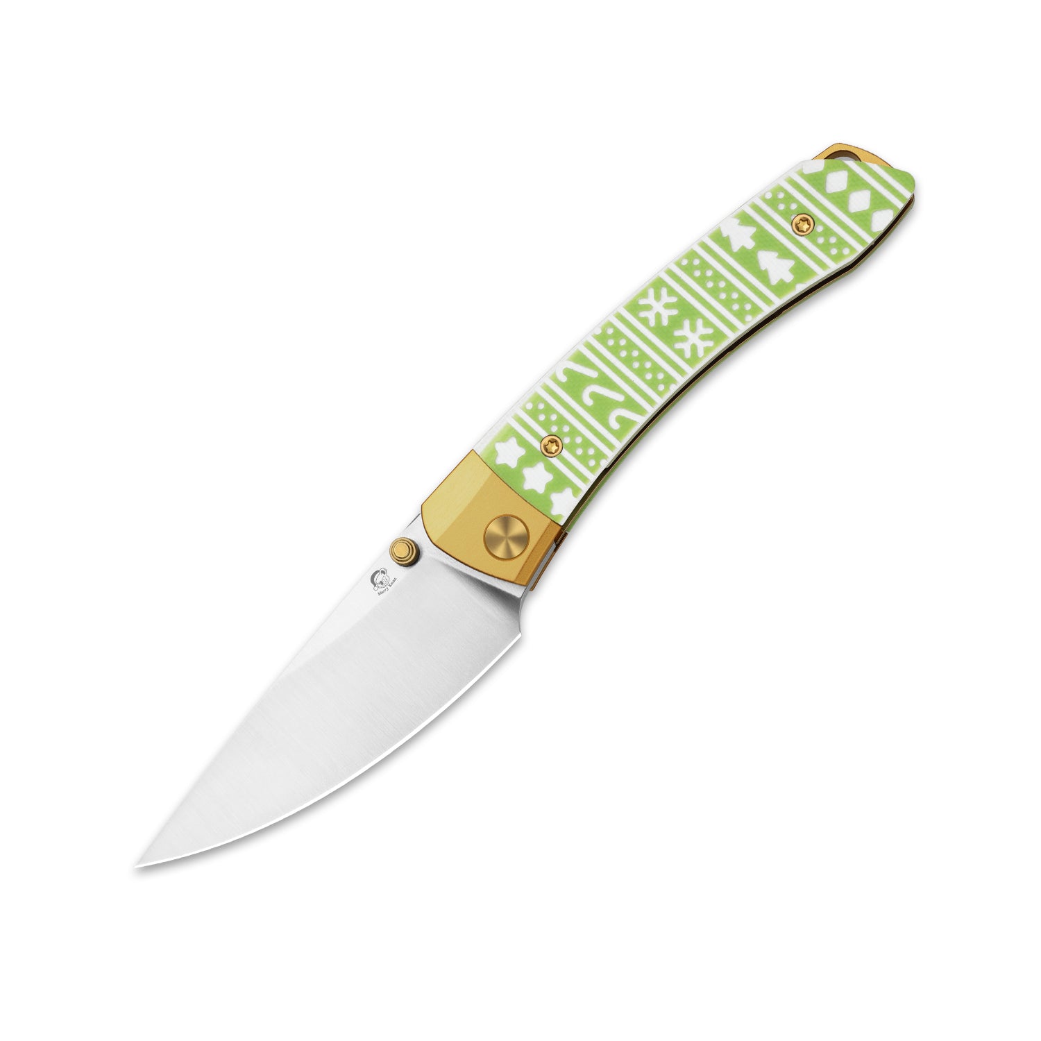 Christmas Mini MoMo 4.15 inch S45VN Aluminum & G10 Ki3663MC1