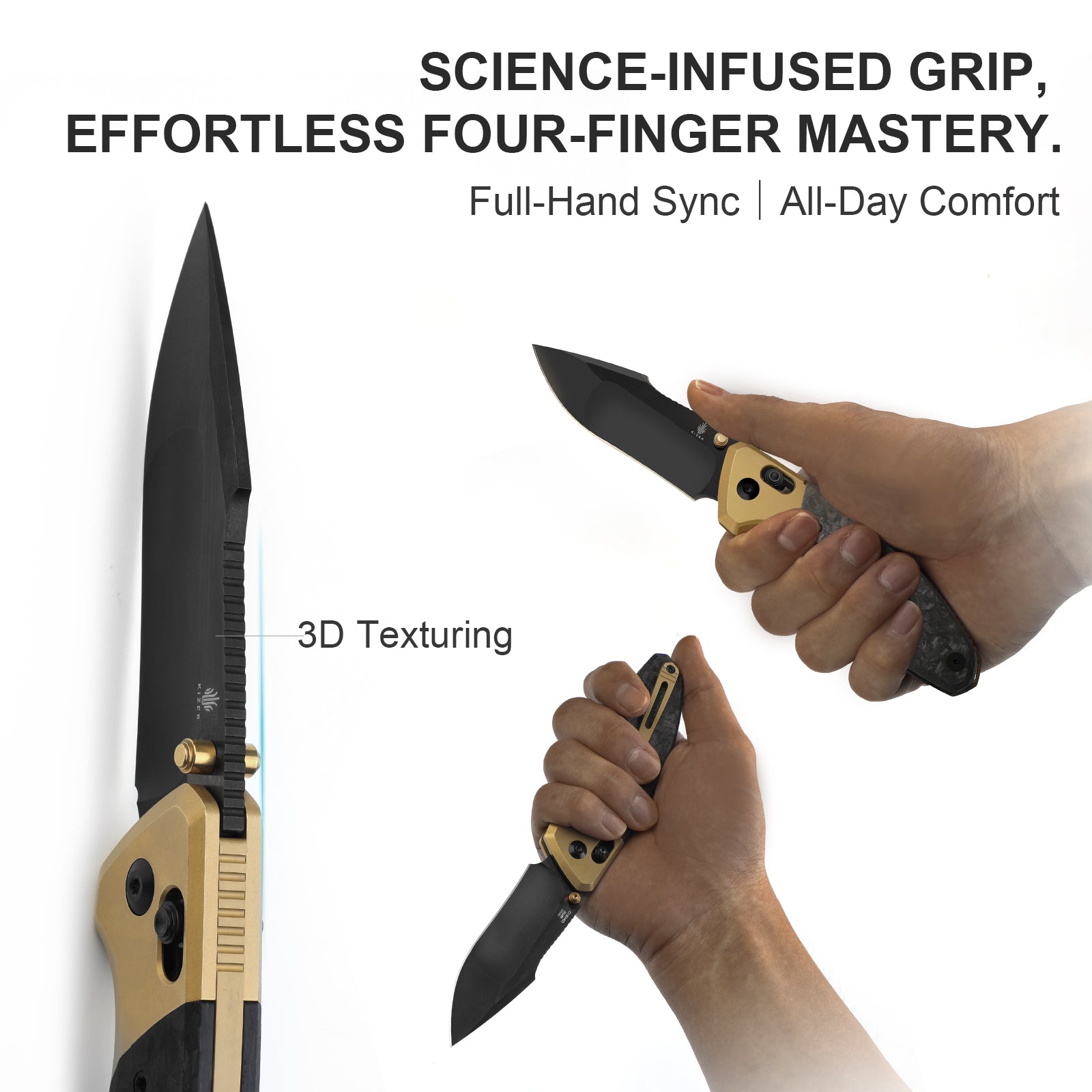 Staffi | S45VN | Titanium & Carbon Fiber | Ki3695A1