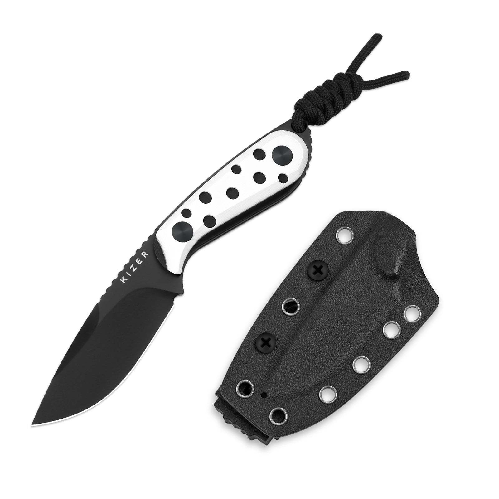 BUDDY 3 inch Nitro-V Black & White G10 1081A3-Kizer
