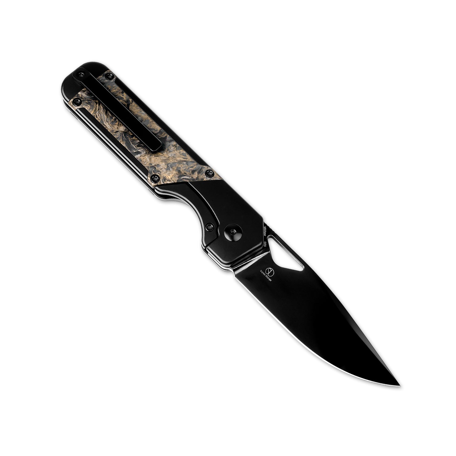 Militaw® | S45VN | Polished DLC | Titanium & Fatcarbon | KizerB™ 3634A3