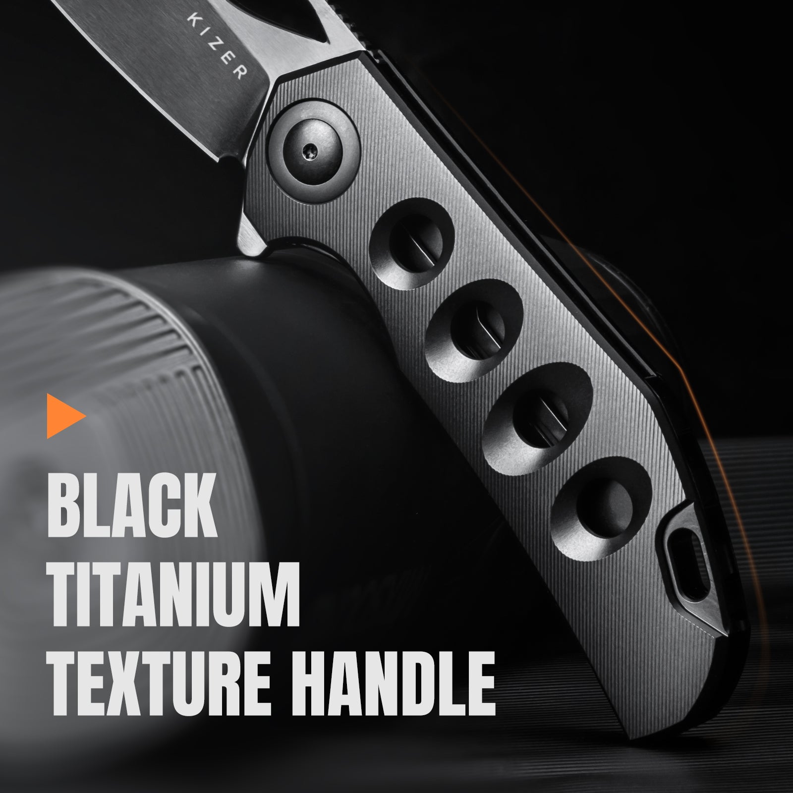 Hawk | M390 Polished DLC | Titanium | Ki4683A1