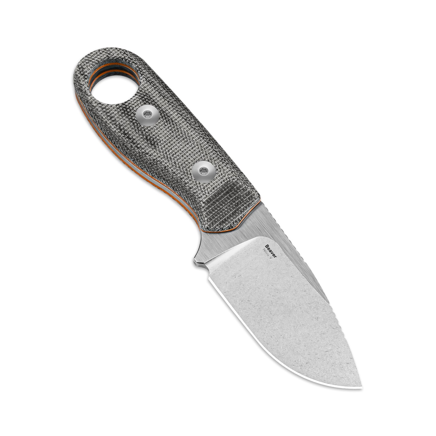 Beaver | Nitro-V | Micarta+ Orange G10 | KizerV™ 1078A2