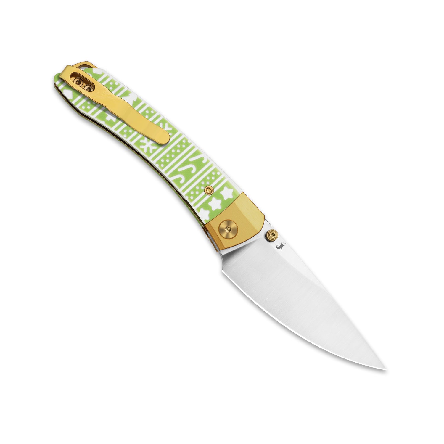 Christmas Mini MoMo 4.15 inch S45VN Aluminum & G10 Ki3663MC1